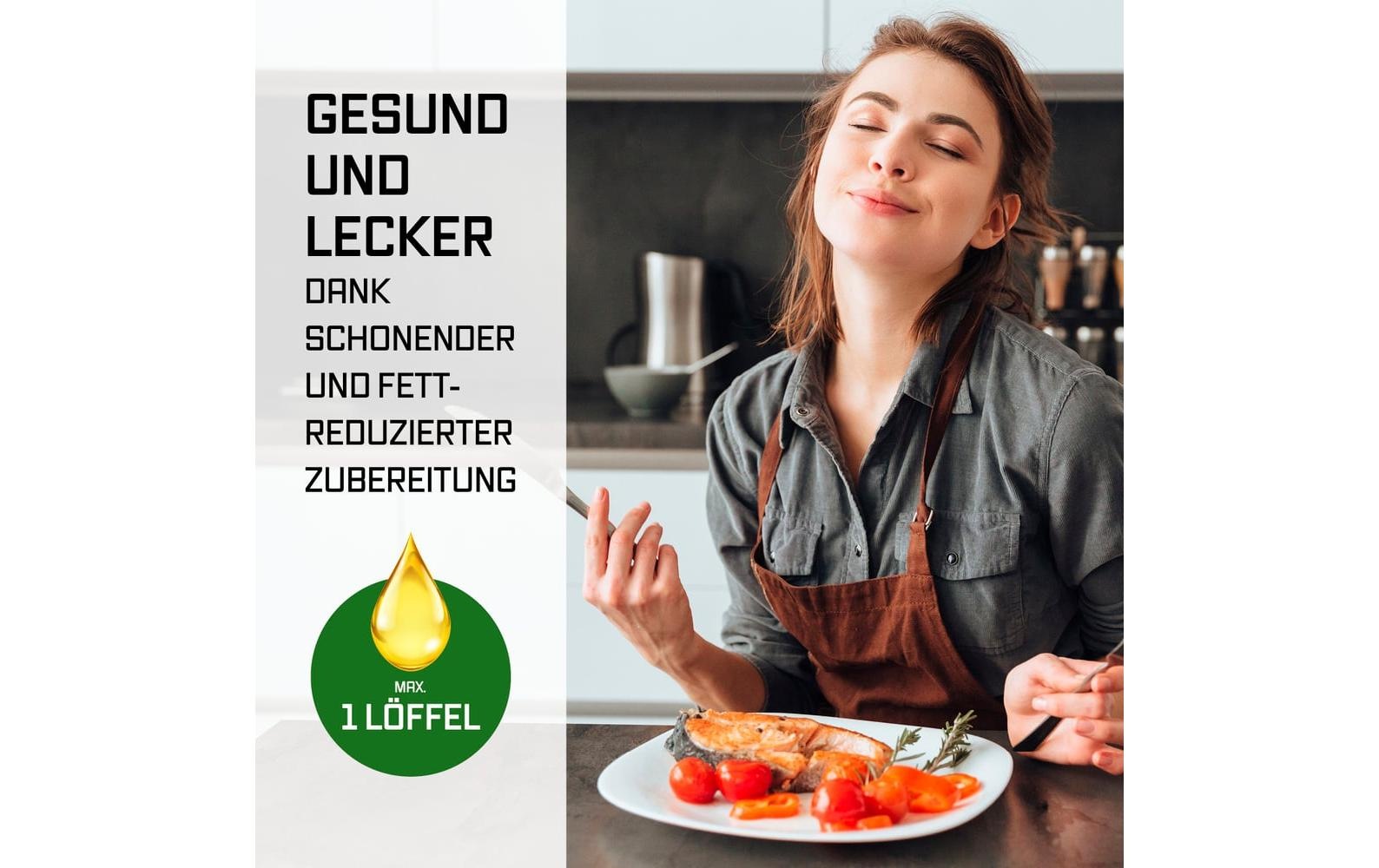GOURMETmaxx Heißluftfritteuse »12,5 l« 1800 W