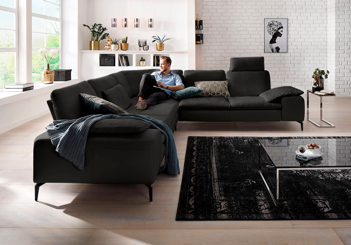 W.SCHILLIG Ecksofa "valentinoo, Designsofa, elegant und bequem, L-Form" mit günstig online kaufen