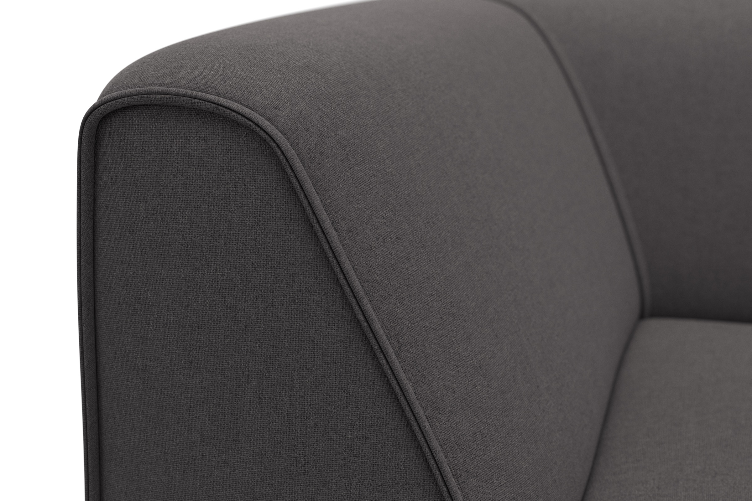 RAUM.ID Sofa-Eckelement »Merid, Sofaelement, Maße B/T/H: 97/97/46 cm«, als Modul oder separat verwendbar, für individuelle Zusammenstellung
