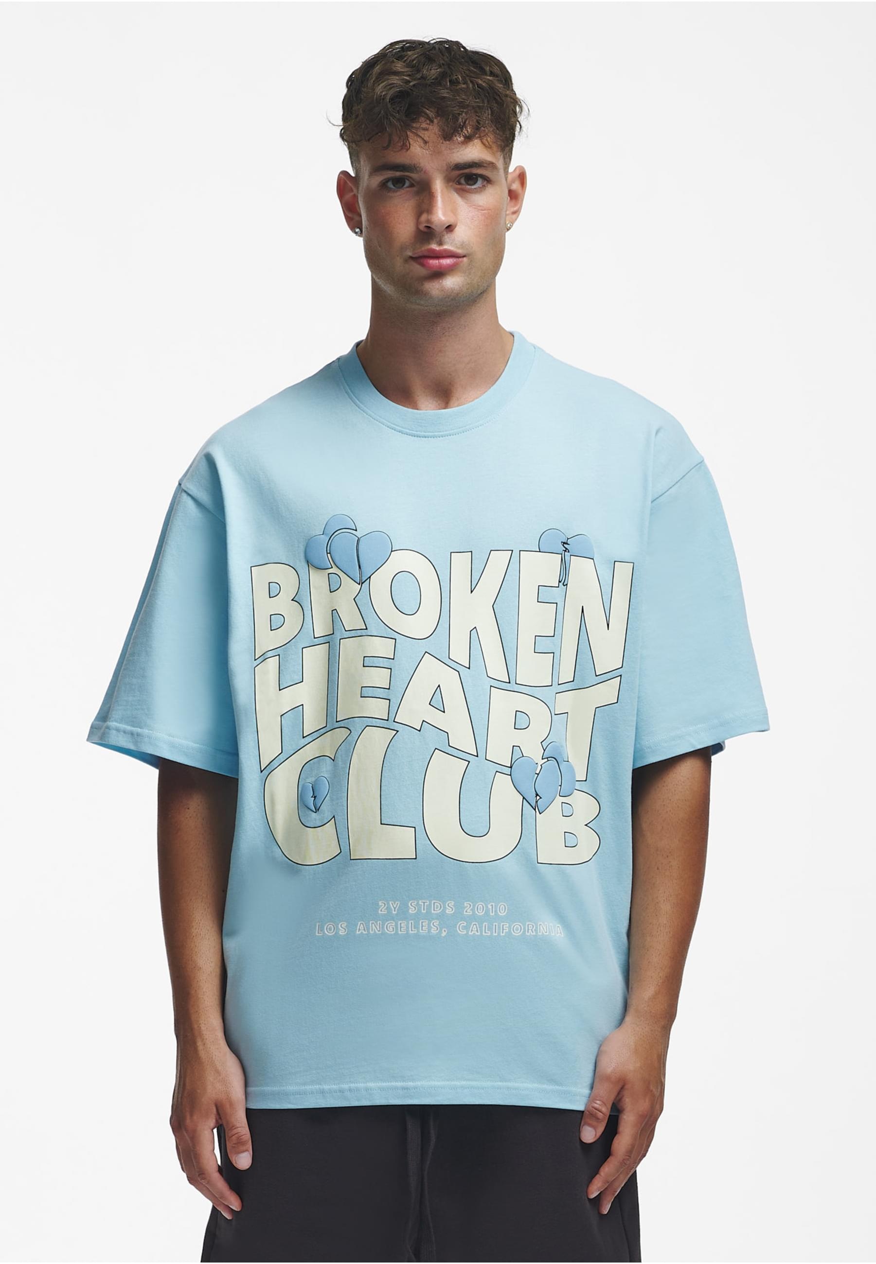 Thumbnail - 2Y Studios T-Shirt "2Y Studios Herren 2Y Broken Heart Club Oversize Tee" 1 Stk.