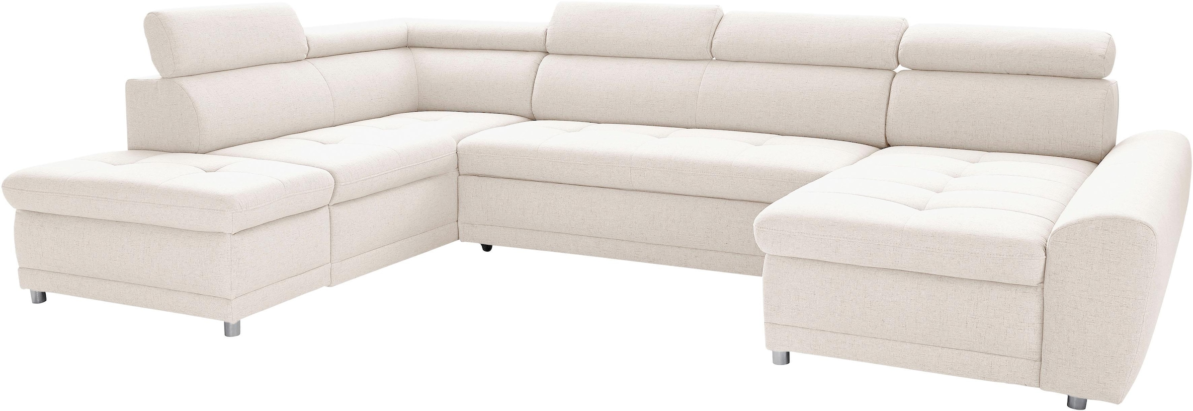 sit&more Wohnlandschaft »Riva U-Form«, wahlweise mit Bettfunktion