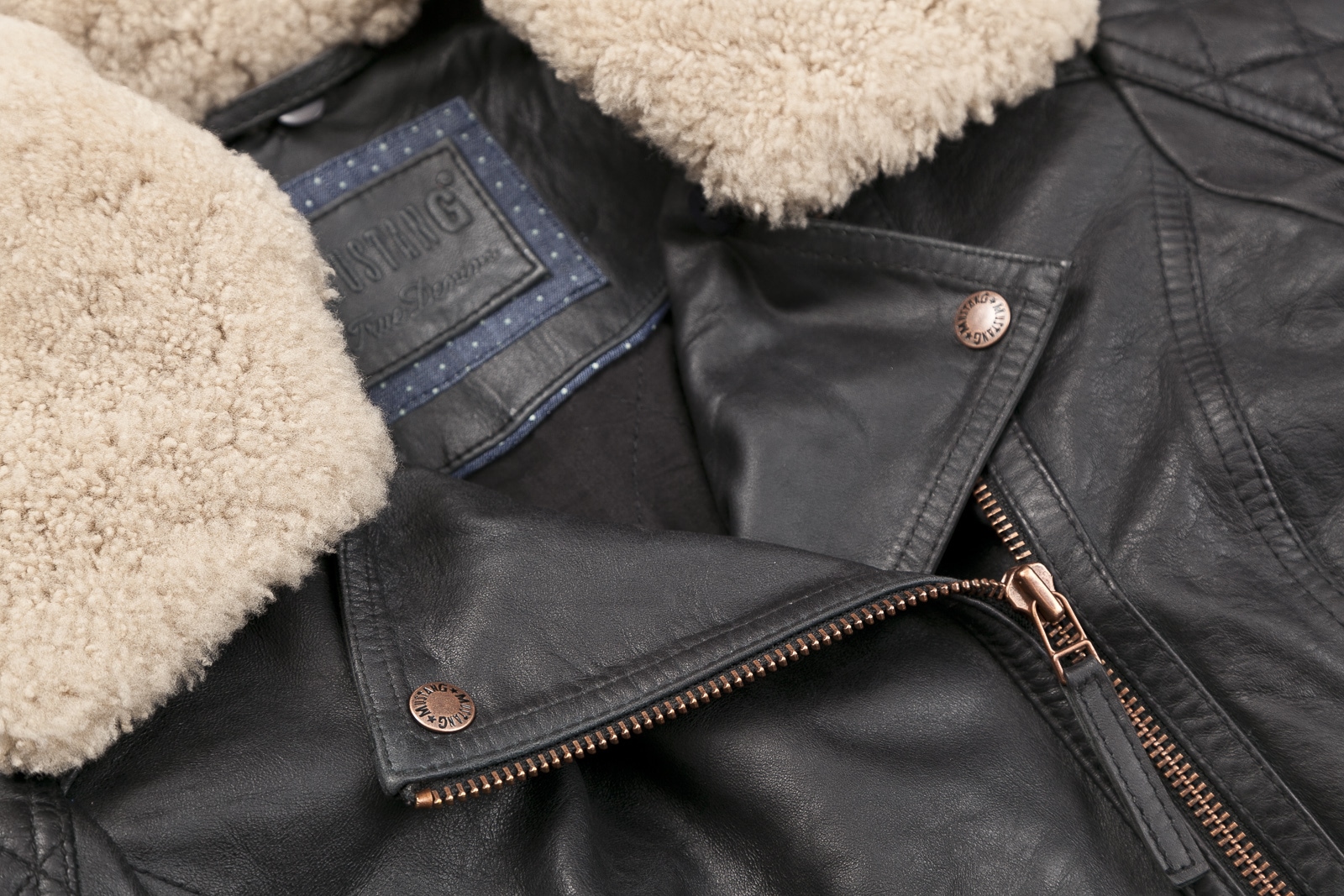 MUSTANG Lederjacke »Anda rf«