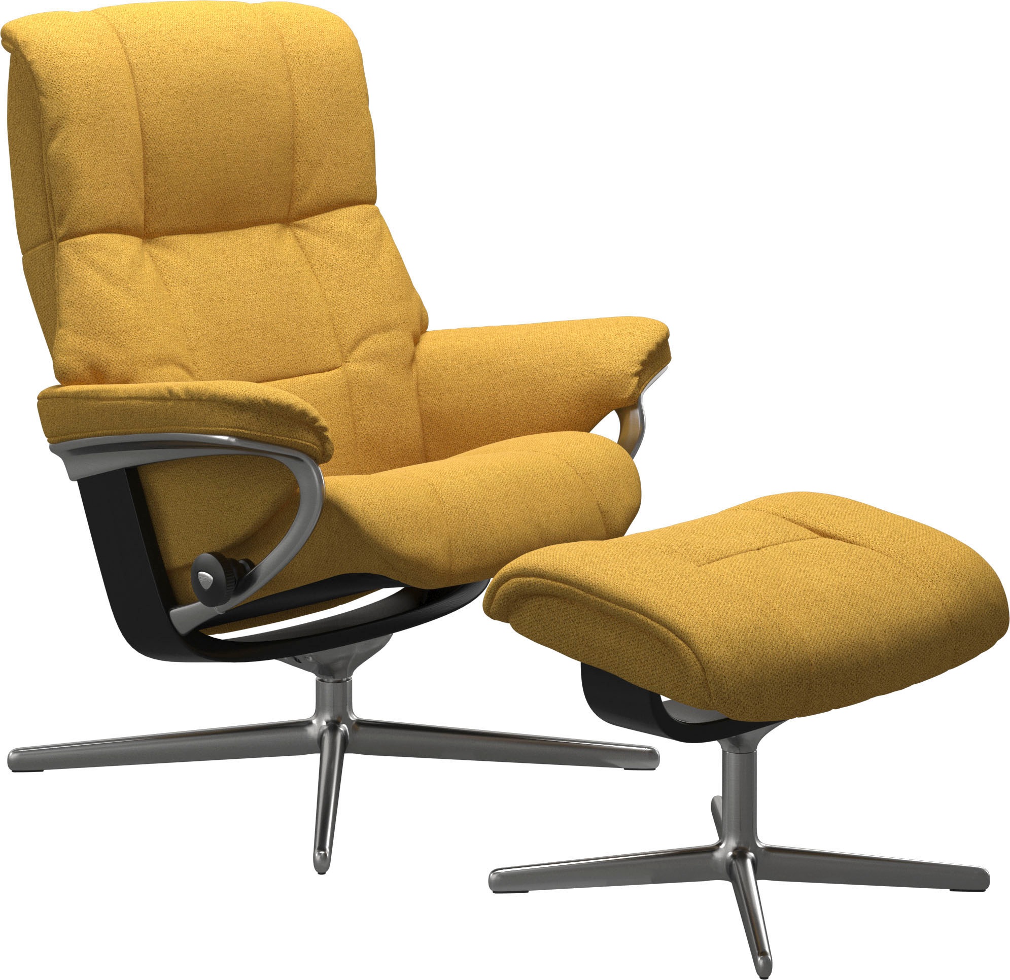 Stressless® Relaxsessel »Mayfair«, mit Cross Base, Größe S, M & L, Holzakzent Schwarz