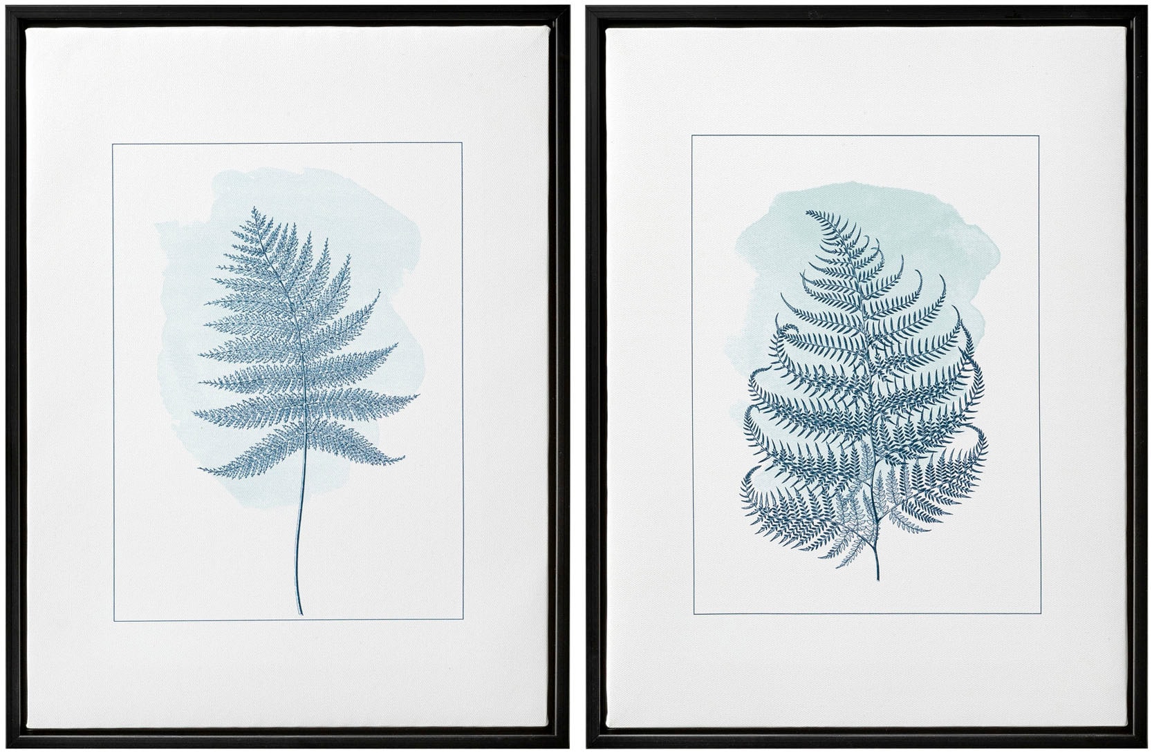 Creativ home Bild mit Rahmen "Deko-Bild FARN" 2 Stk. tlg. günstig online kaufen