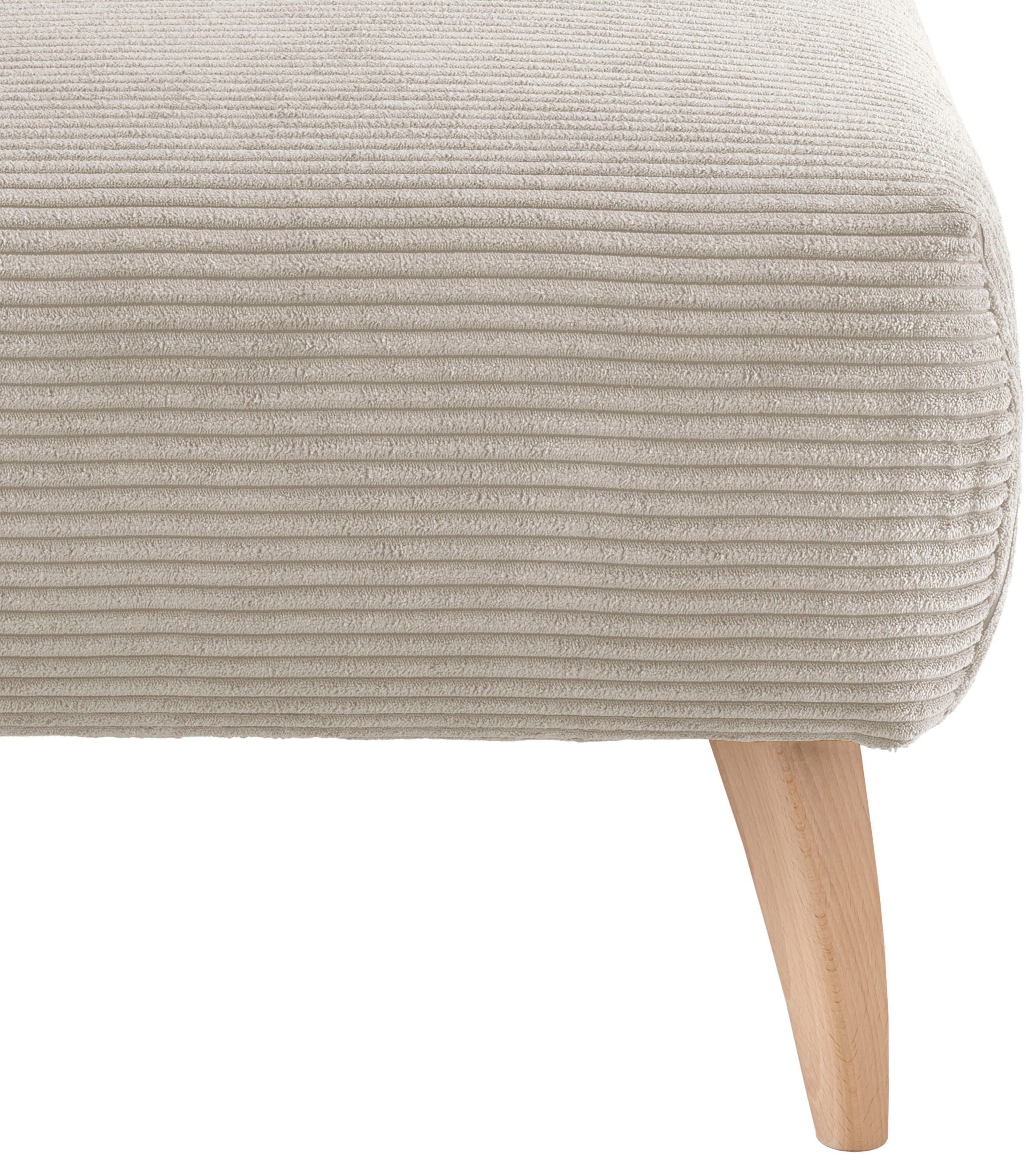 Home affaire Polsterhocker »Lazio modern und bequem, schmale Armlehnen, tolle Detailverarbeitung« zwei verschiedene Fußfarben wählbar