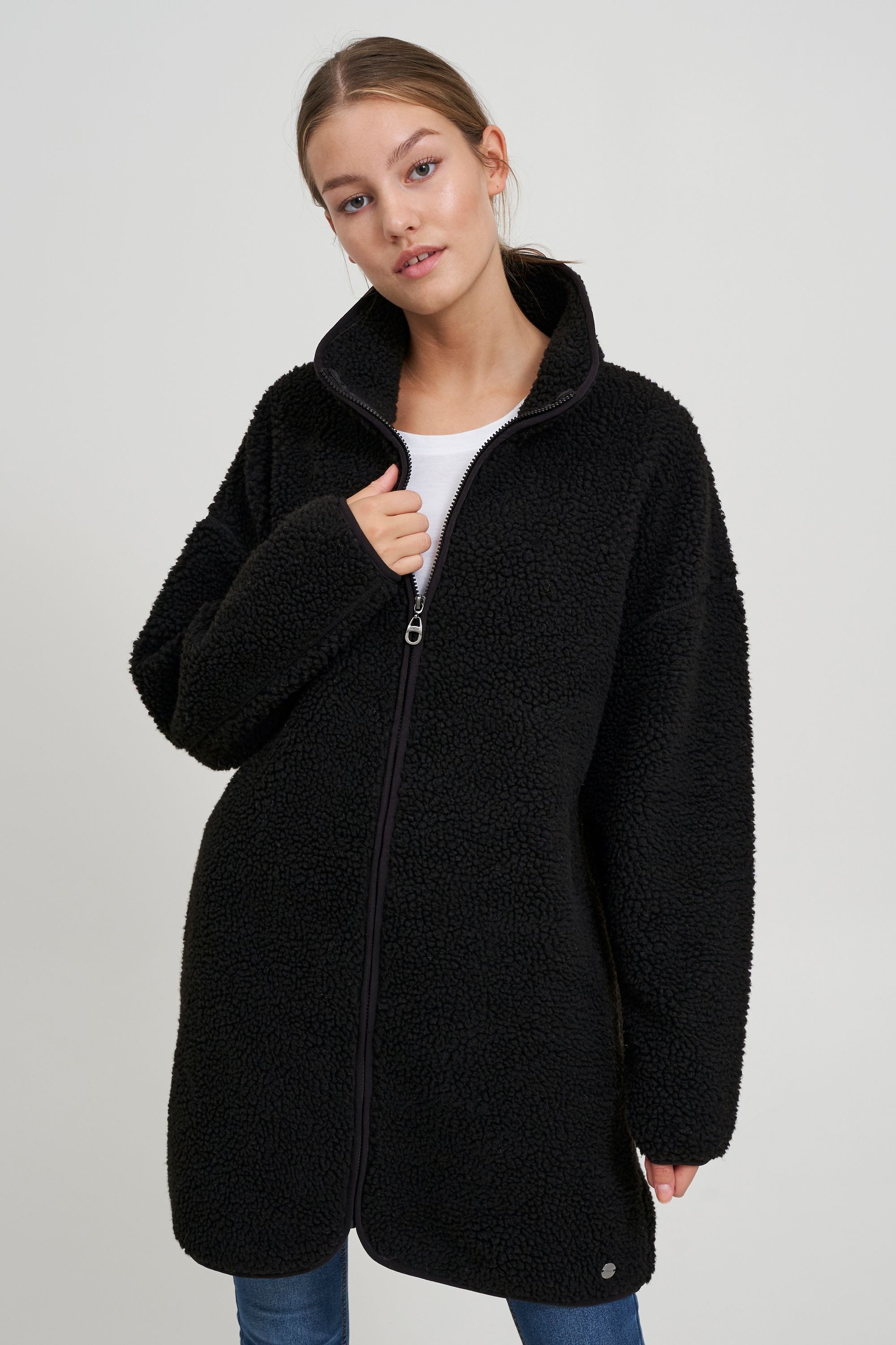 OXMO Sweatjacke "Kurzmantel OXTova" günstig online kaufen