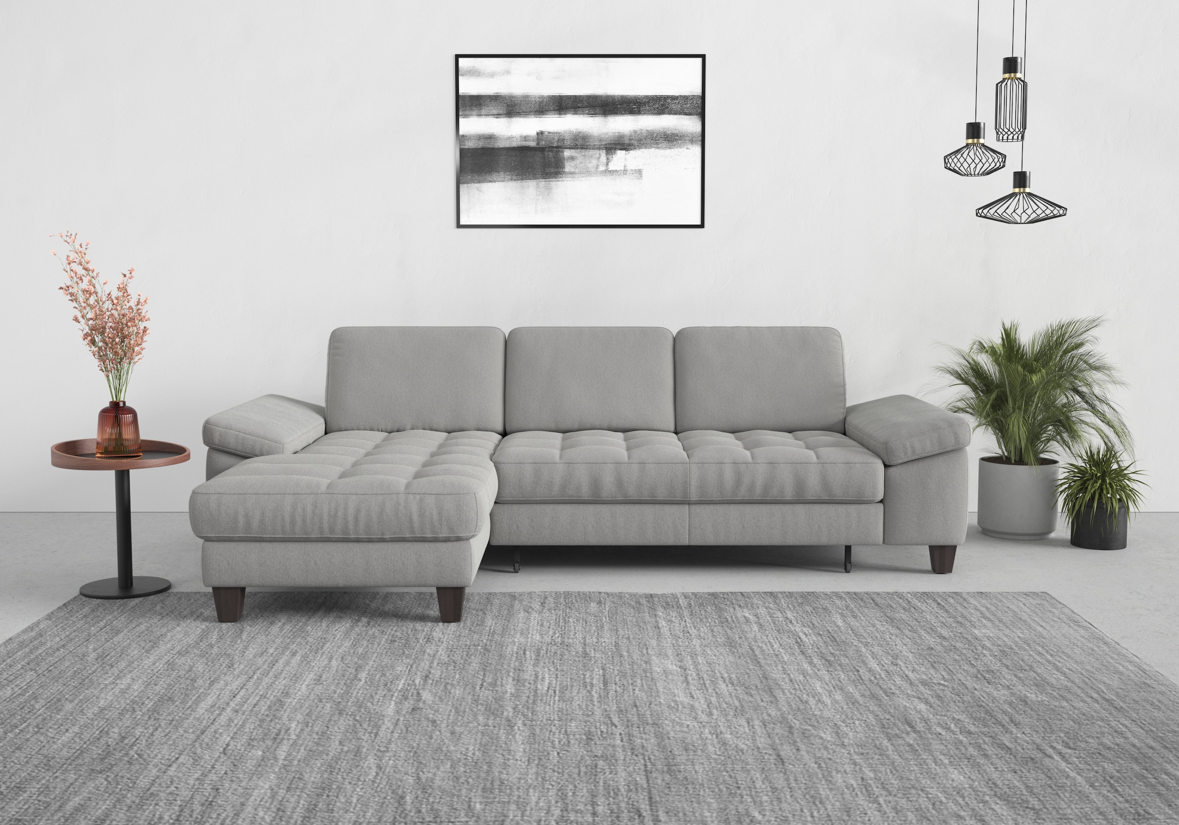 sit&more Ecksofa "Westham L-Form" Recamiere, mit oder ohne Bettfunktion, Be günstig online kaufen