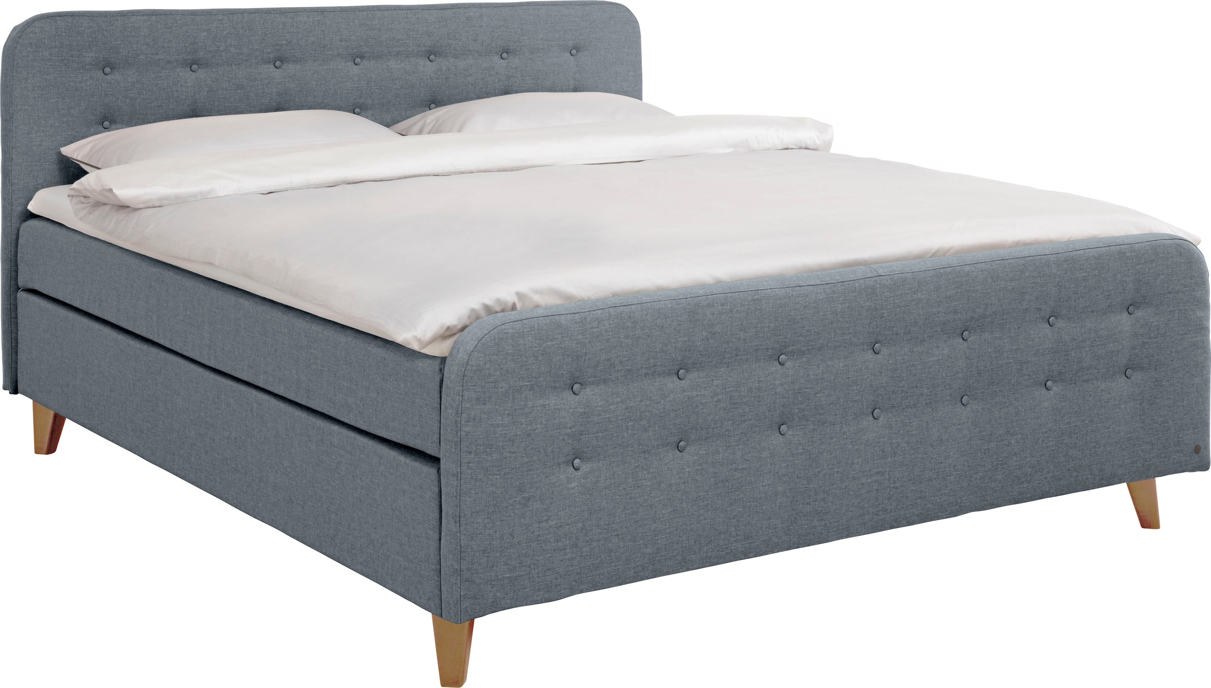 TOM TAILOR HOME Boxspringbett "NORDIC BOX", mit Knopfheftung im Kopfteil un günstig online kaufen