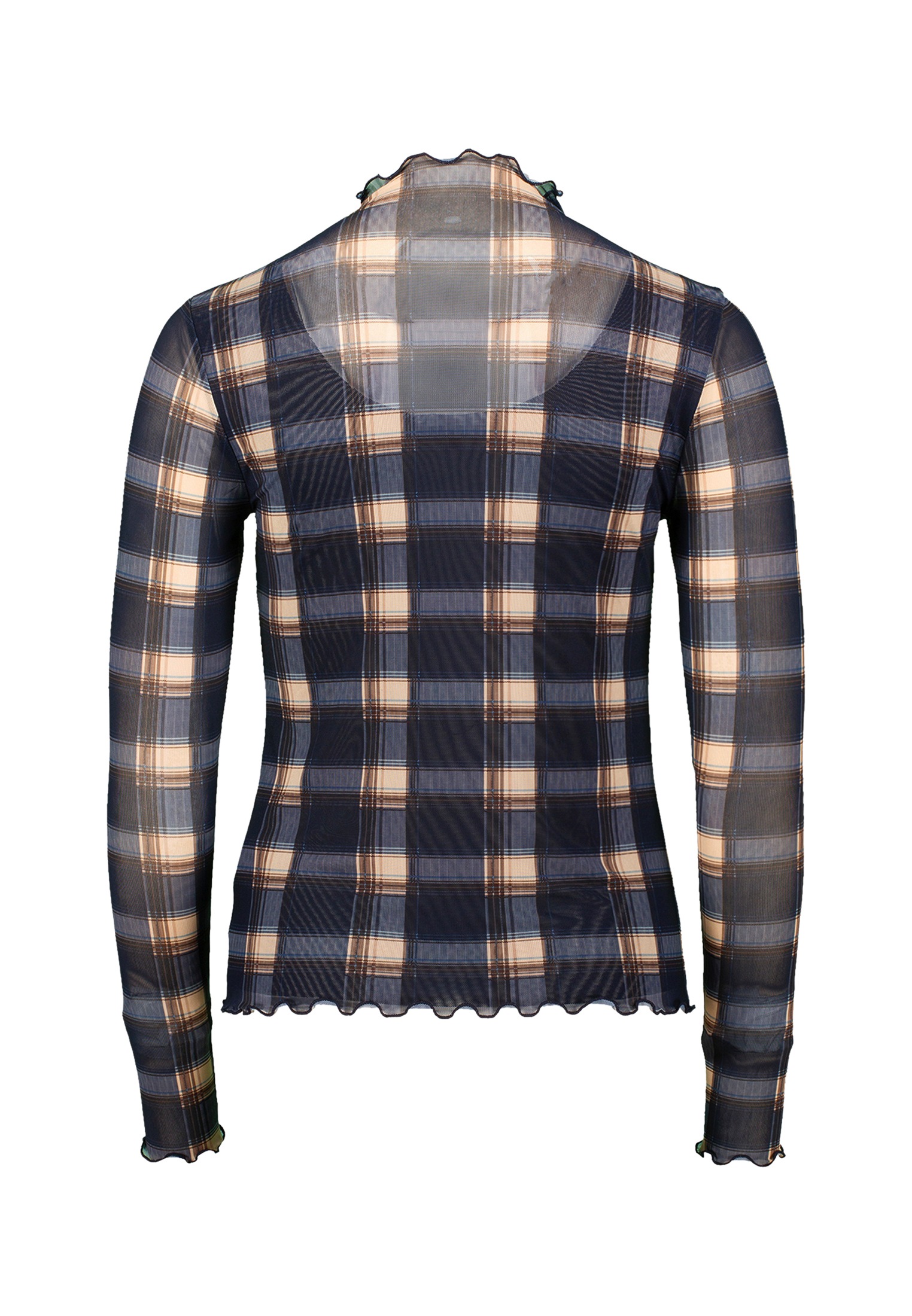 Thumbnail - Zero Kurzarmshirt "Damen Mesh Langarmshirt mit Druck", 1 Stk. weiteres Detail