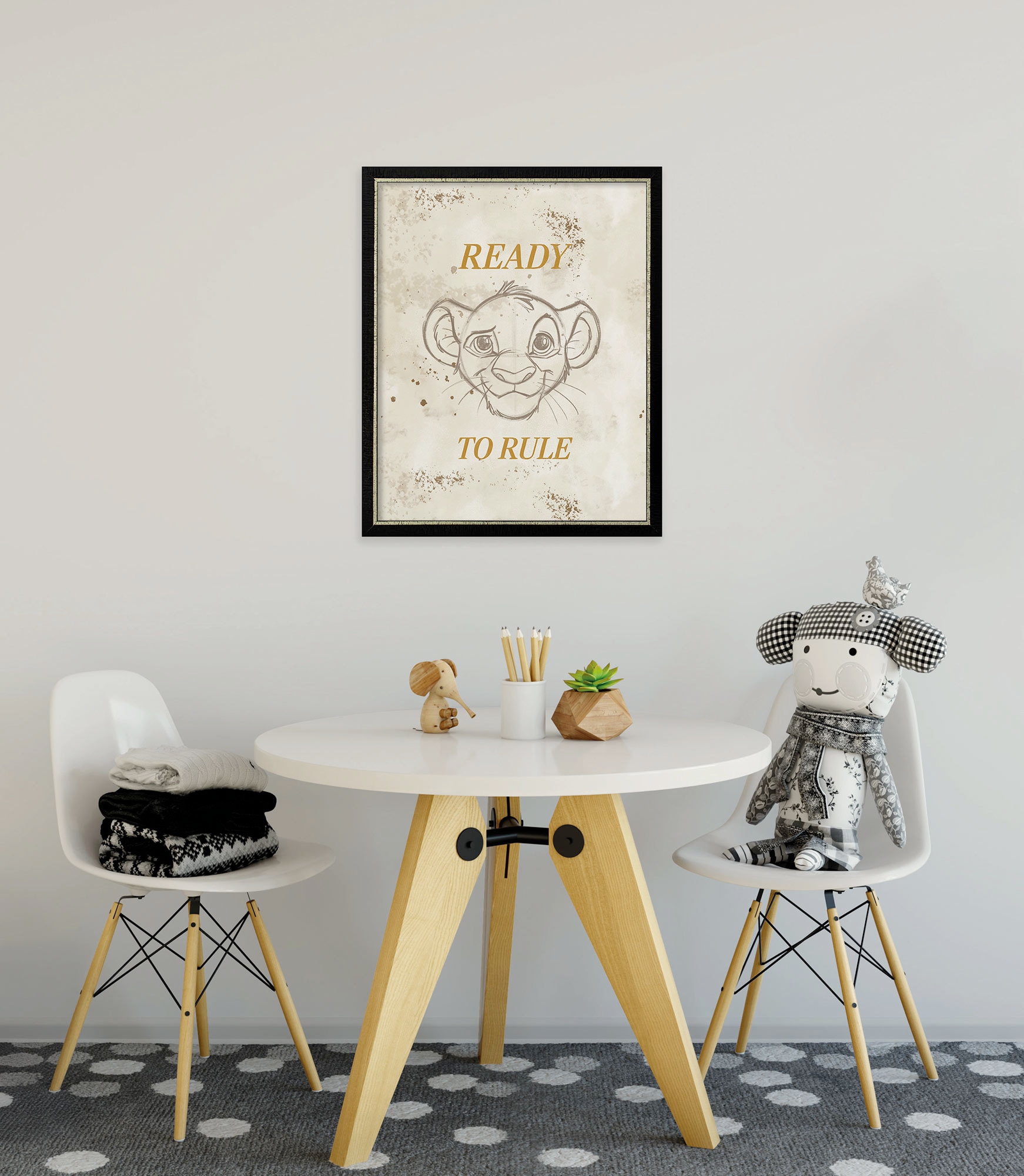 Komar Wandbild "Disney The Lion King Ready to Rule" Disney Set, 1 Stk. tlg. günstig online kaufen