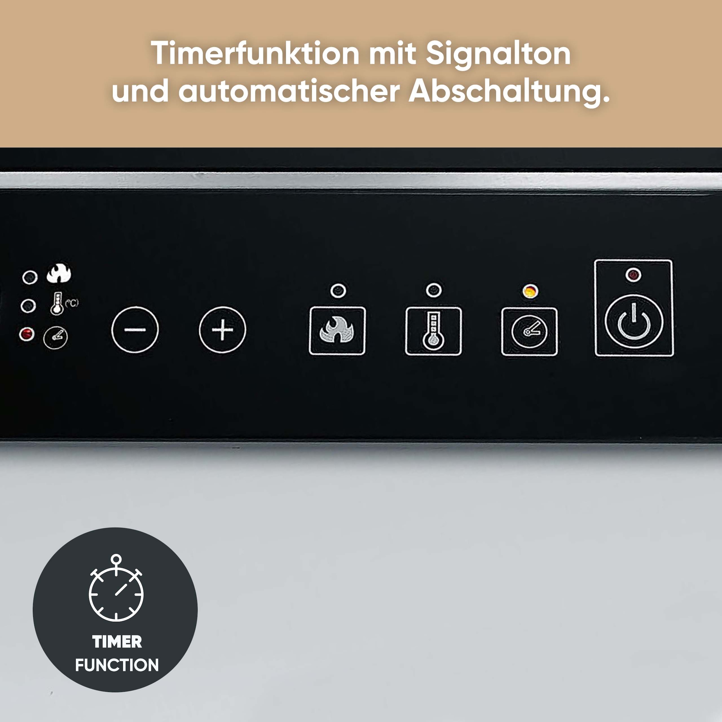 Severin Doppel-Induktionskochplatte »DK 1031« Timerfunktion, automatische Topferkennung, Glaskeramik