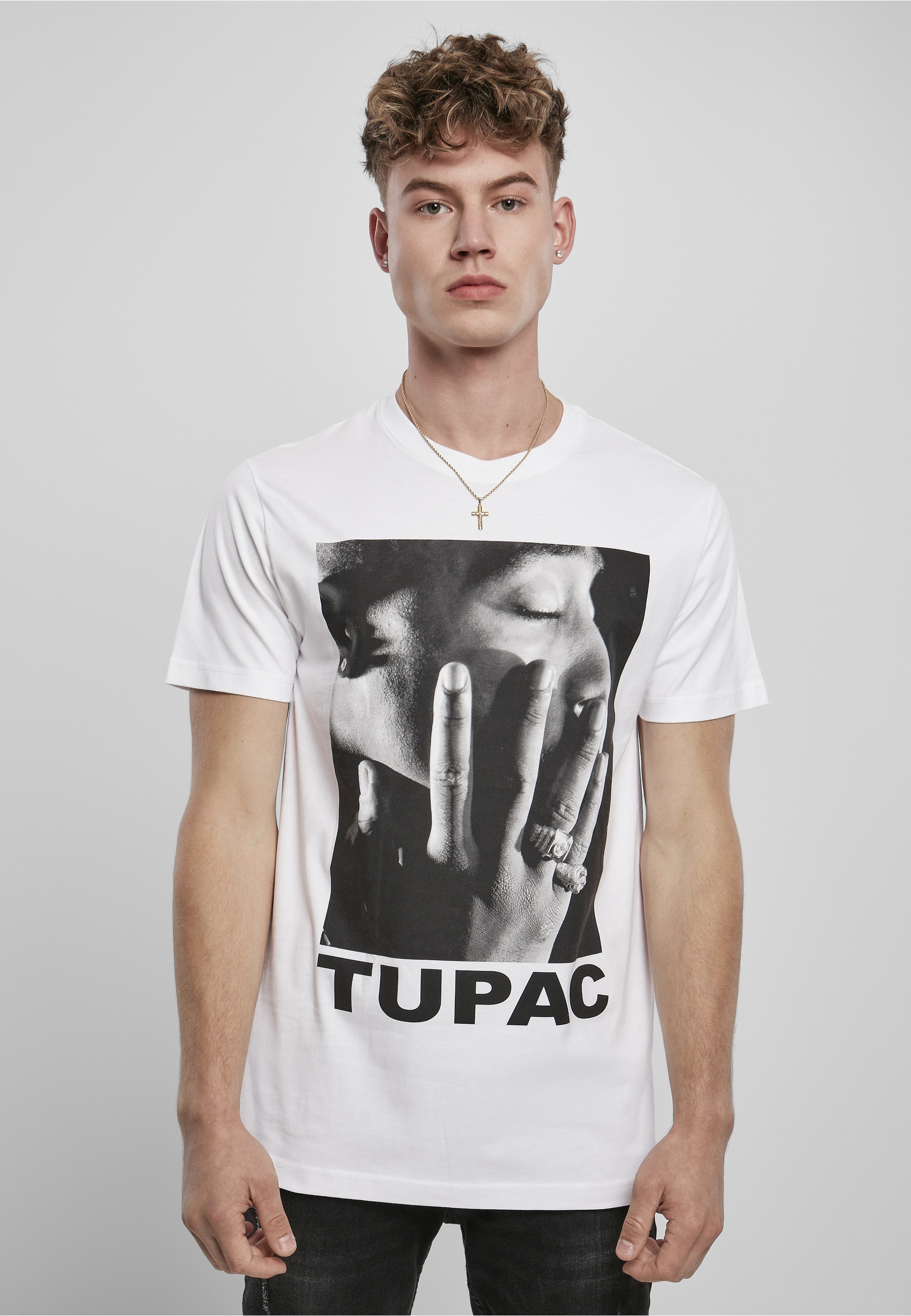 Merchcode T-Shirt »Merchcode Herren Tupac Profile Tee« 1 Stk.