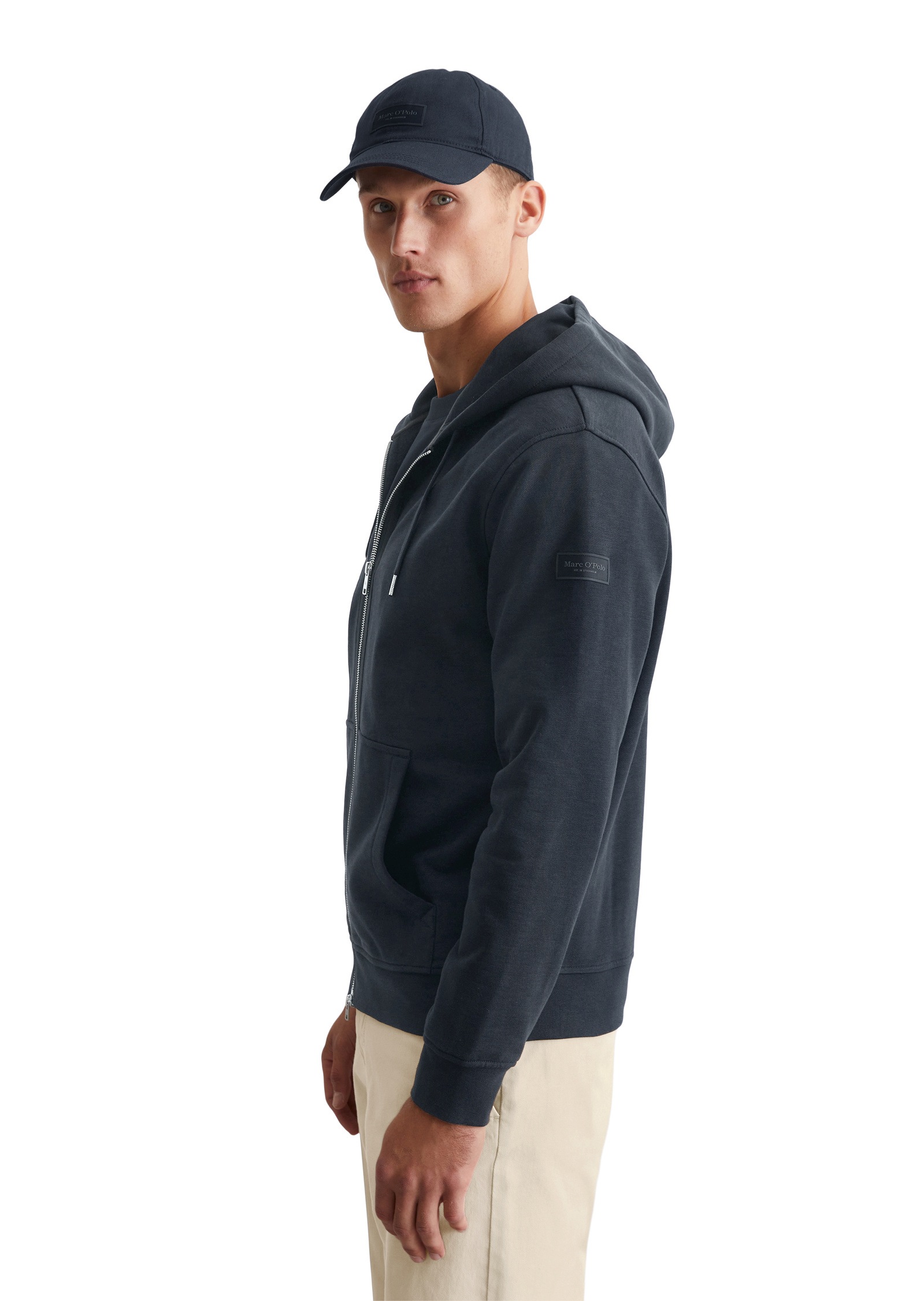 Marc O'Polo Sweatjacke »aus Bio-Baumwolle«