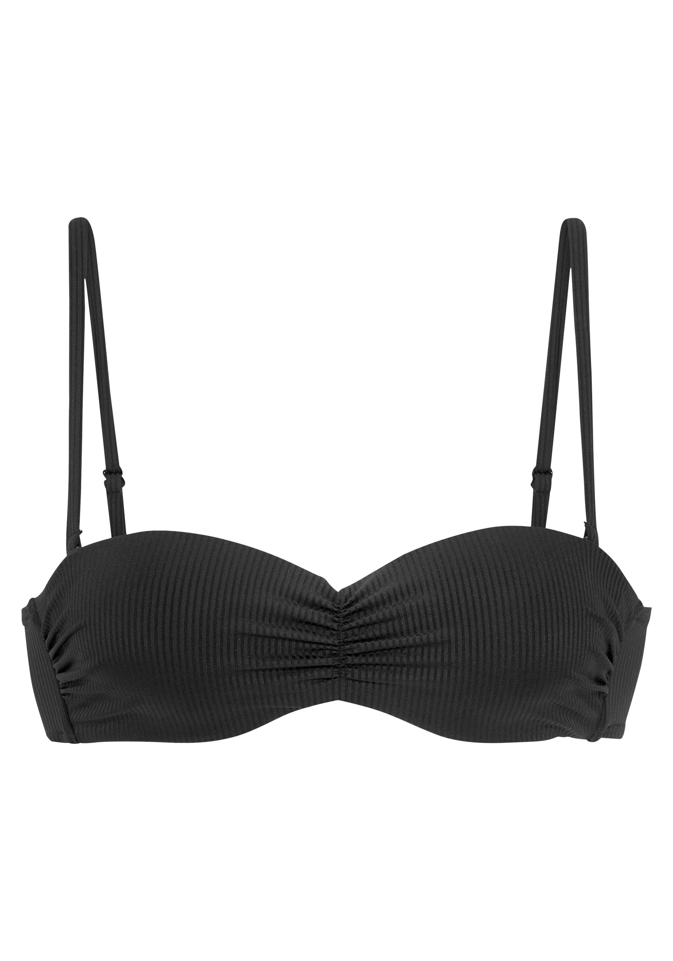 Venice Beach Bandeau-Bikini-Top "Lucky", aus gerippter Strukturware günstig online kaufen