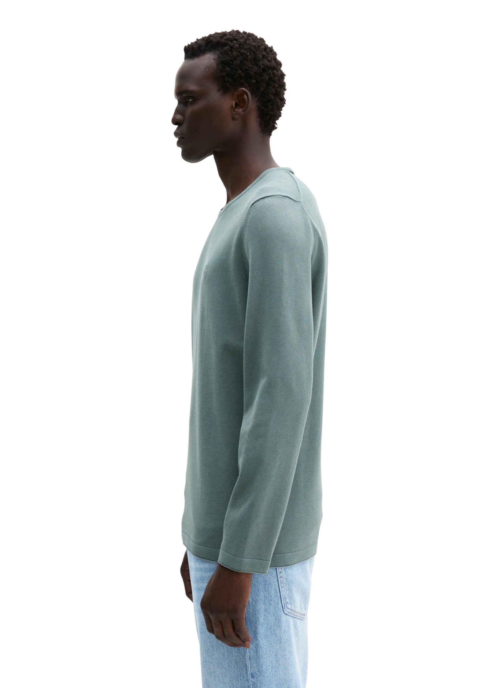 Marc OPolo Rundhalspullover "aus zertifizierter Bio-Baumwolle" günstig online kaufen