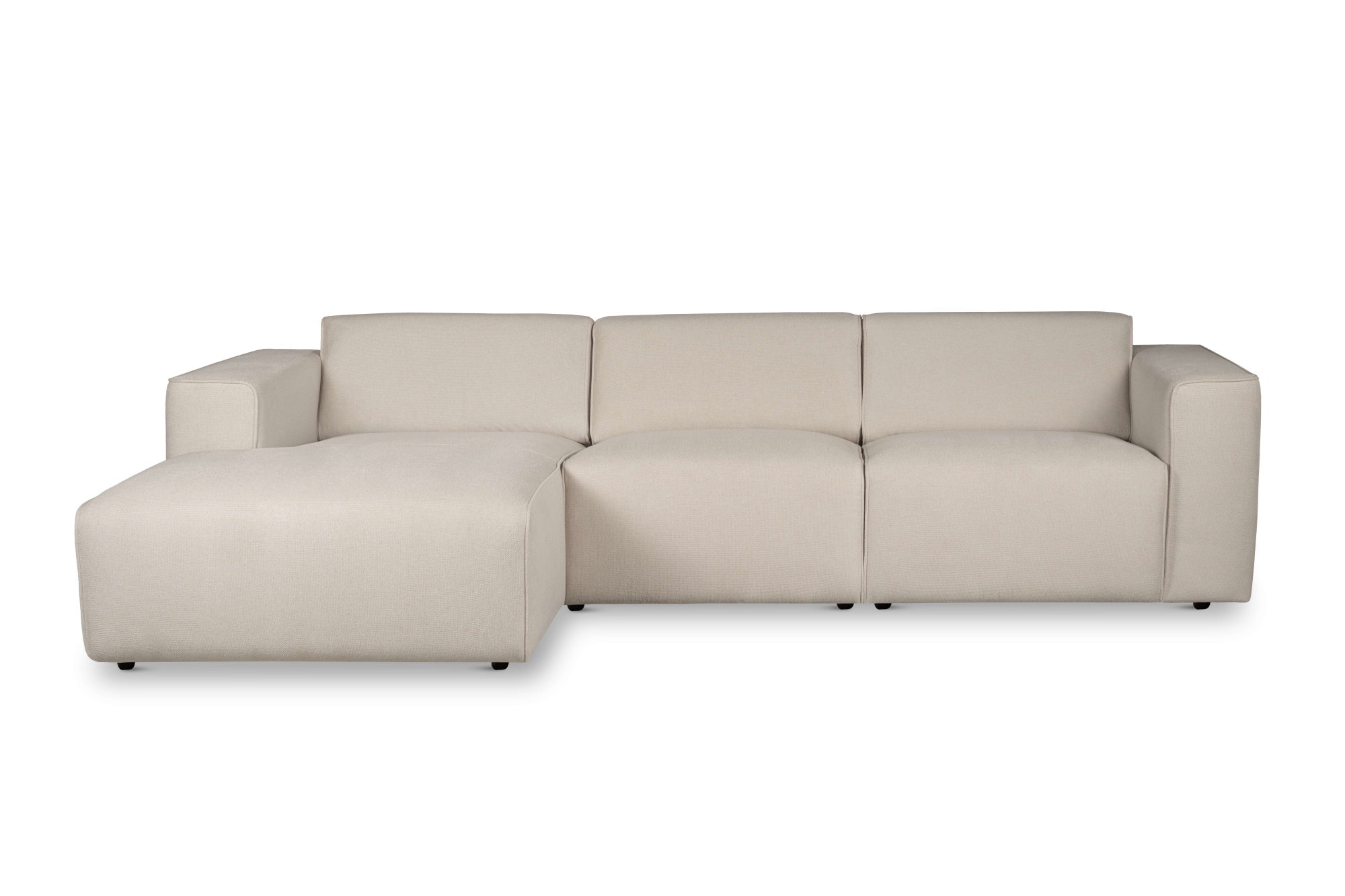 Home affaire Ecksofa "Noord mit Kedernaht, Breite 281 cm, L-Form" Cord, Str günstig online kaufen