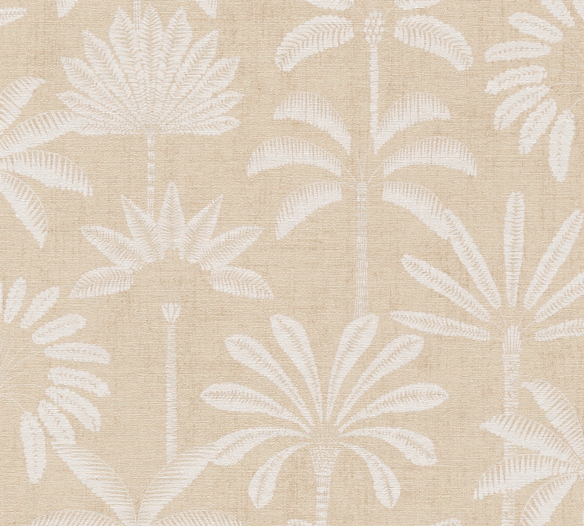 A.S. Création Vliestapete »Cuba II Palmen Silhouette« Retro | floral | tropisch leicht strukturiert Stilisiertes Palmenmotiv mit dekorativer, ruhiger Ausstrahlung