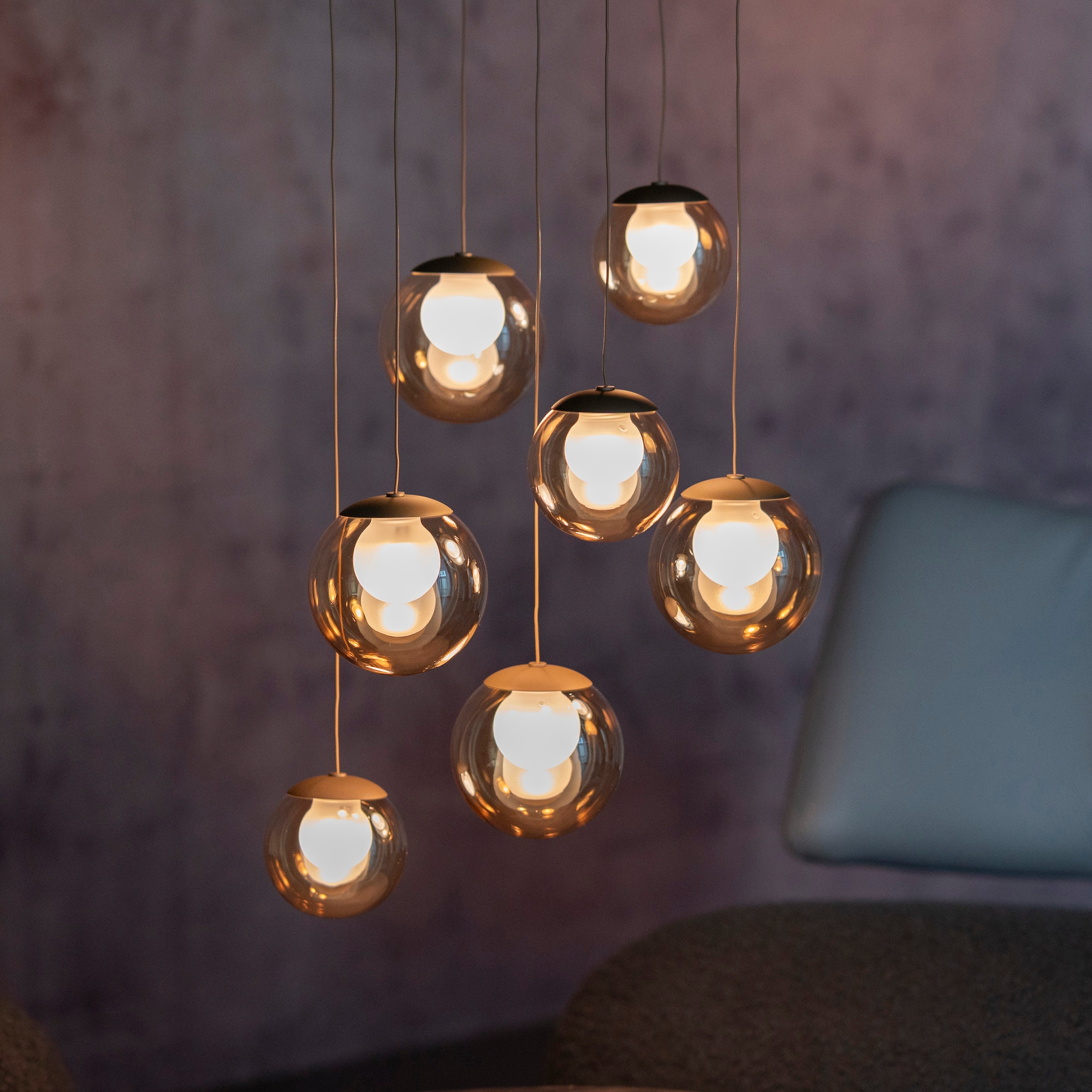 Neuhaus PURE LED Pendelleuchte »PURE Popup« LED-Board 1 Stk. warmweiß - kaltweiß Comfort Lift, CCT, dimmbar über Fernbedienung