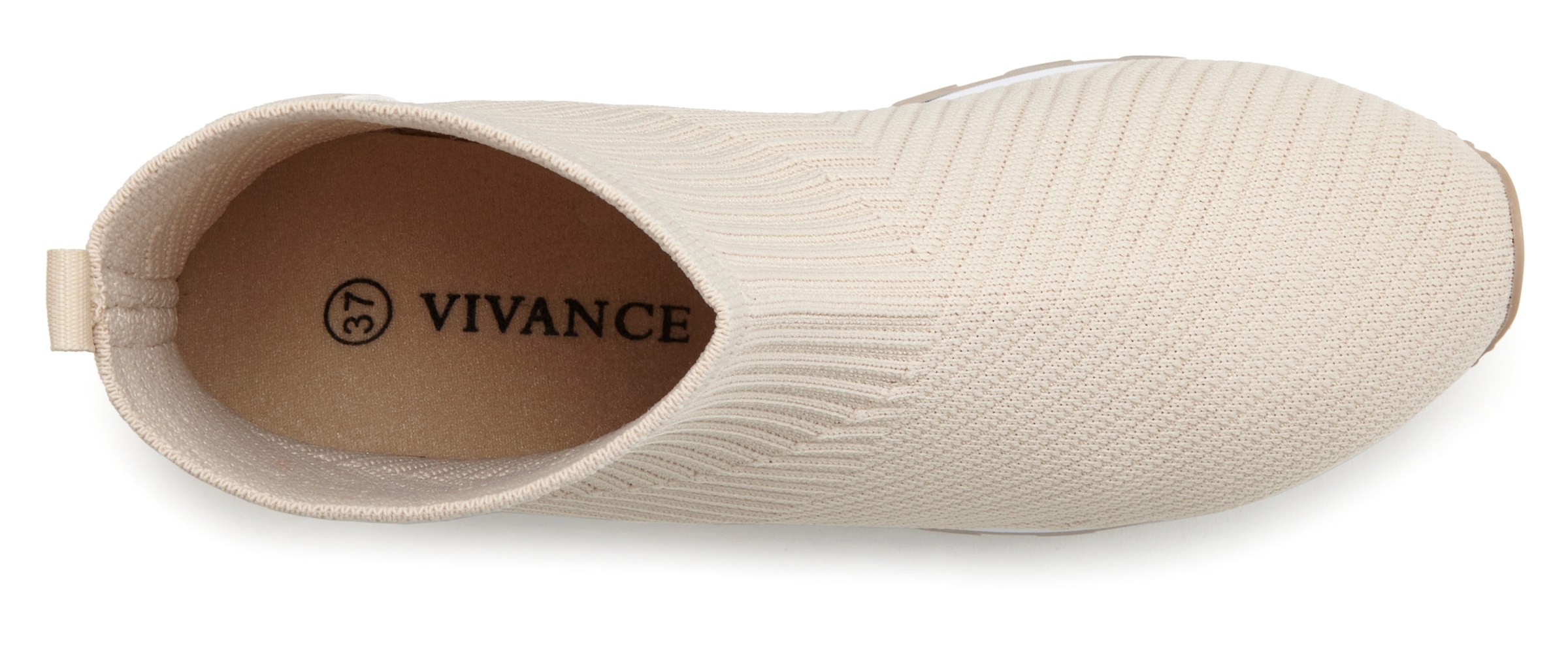 Vivance Sneaker, aus elastischem Material, zum Reinschlüpfen VEGAN