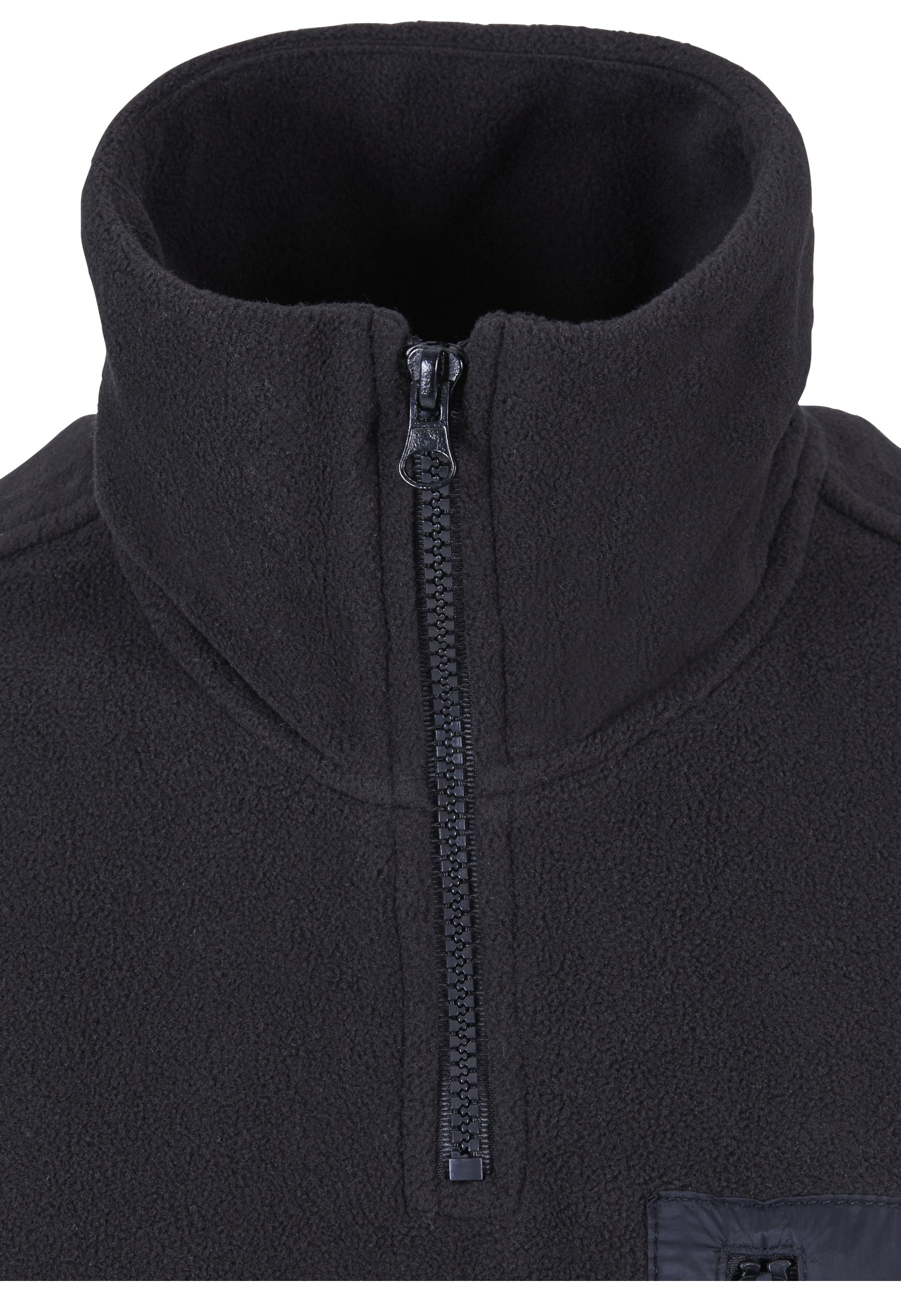 URBAN CLASSICS Sweater »Urban Classics Damen Ladies Polar Fleece Troyer«
