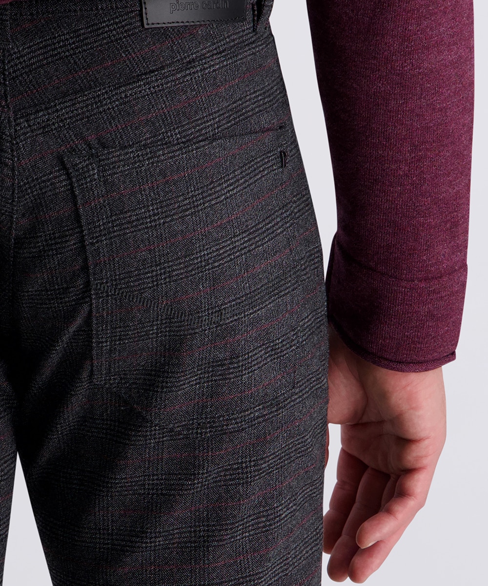 Pierre Cardin 5-Pocket-Hose »PC-Lyon«, fein gemusterst