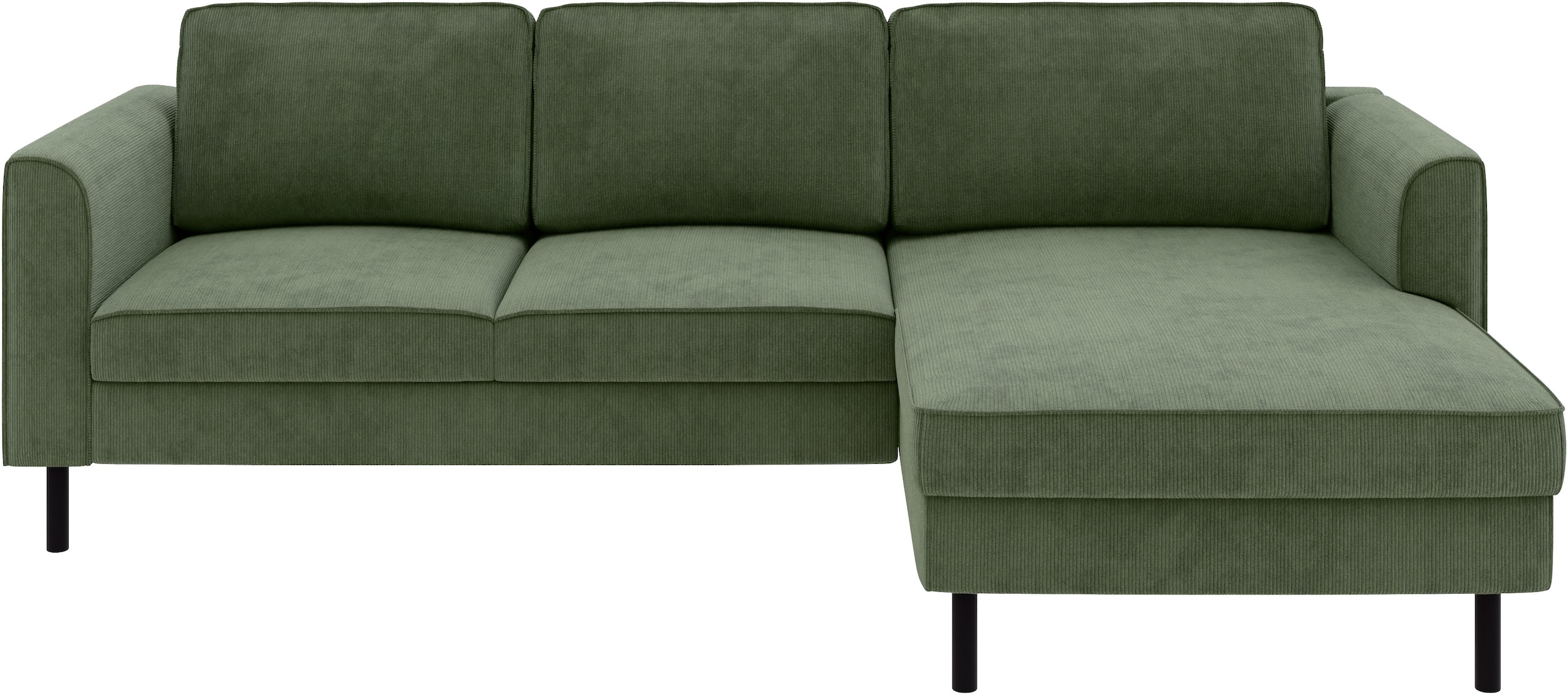 Home affaire Ecksofa »Booster Couch wahlweise mit Schlaffunktion und Bettkasten-auch in Cord«, Recamiere beidseitig montierbar, Sofa in L-Form, 232 cm