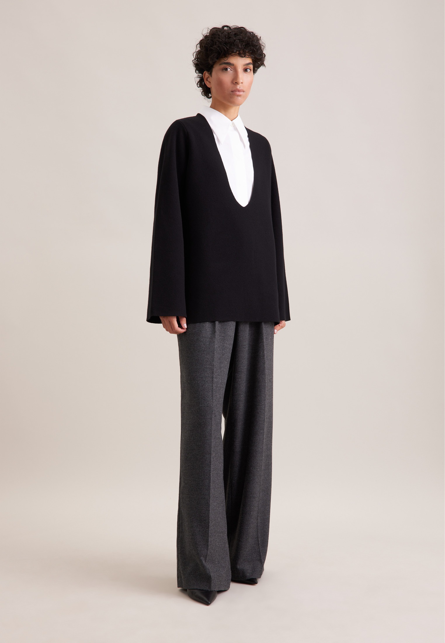 seidensticker Strickpullover 1/1 V-Neck Uni