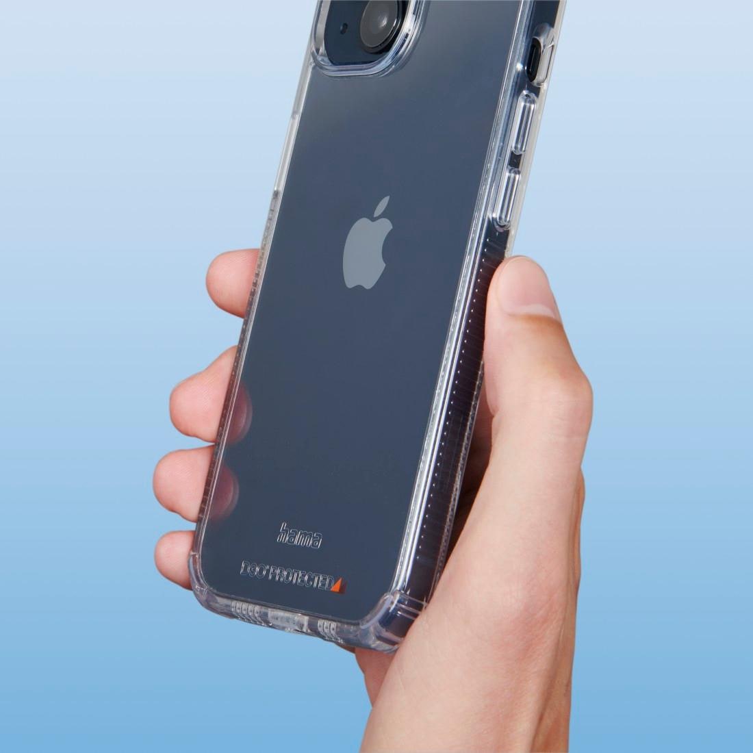 Hama Smartphone-Hülle »Handyhülle „Extreme Protect“ f. iPhone 15 Pro Max (stoß-, sturzsicher)«, Apple iPhone 15 Pro Max, D3O-lizenzierte Handyhülle