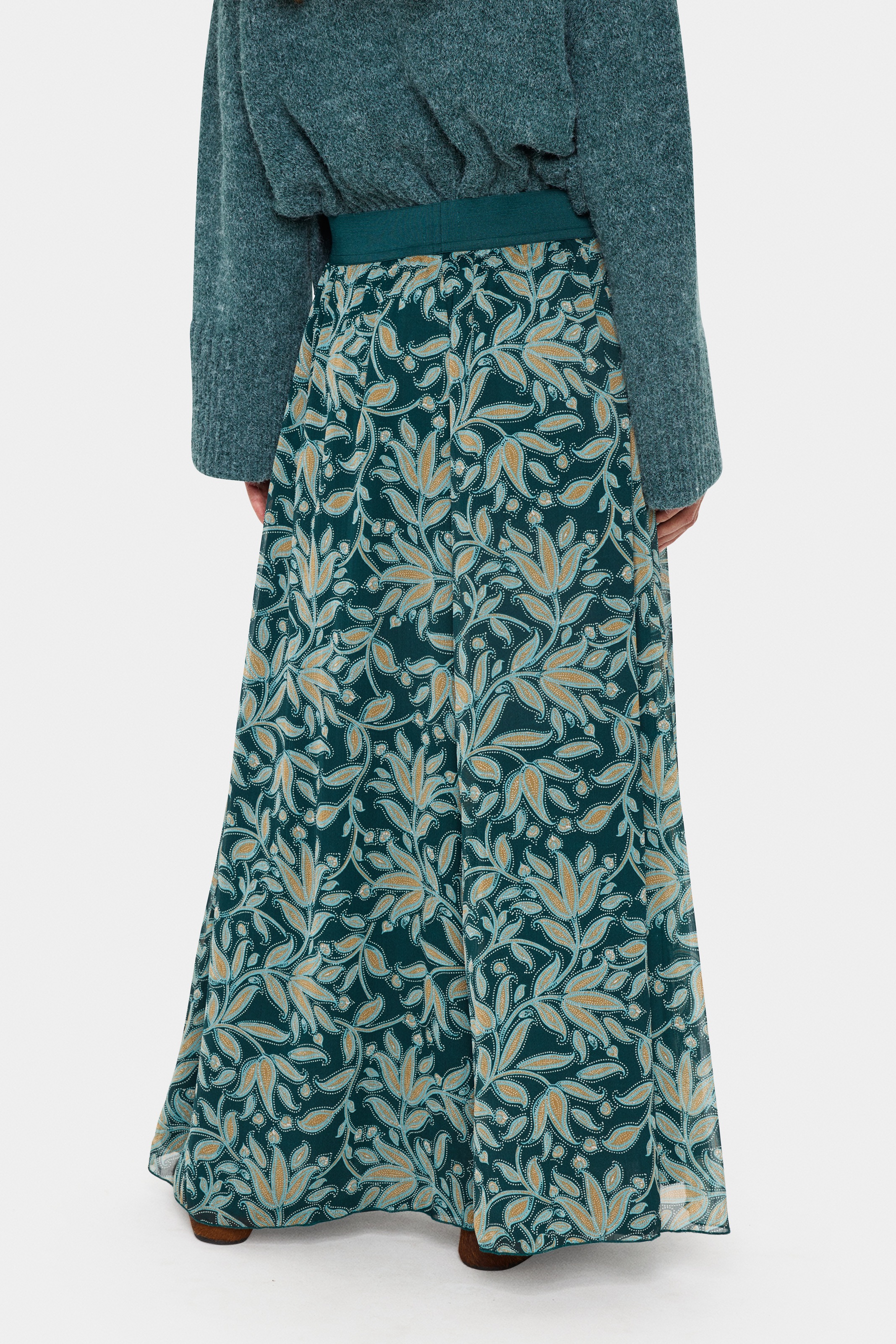 Saint Tropez Maxirock "MiljaSZ Crinkle Maxi Skirt" günstig online kaufen