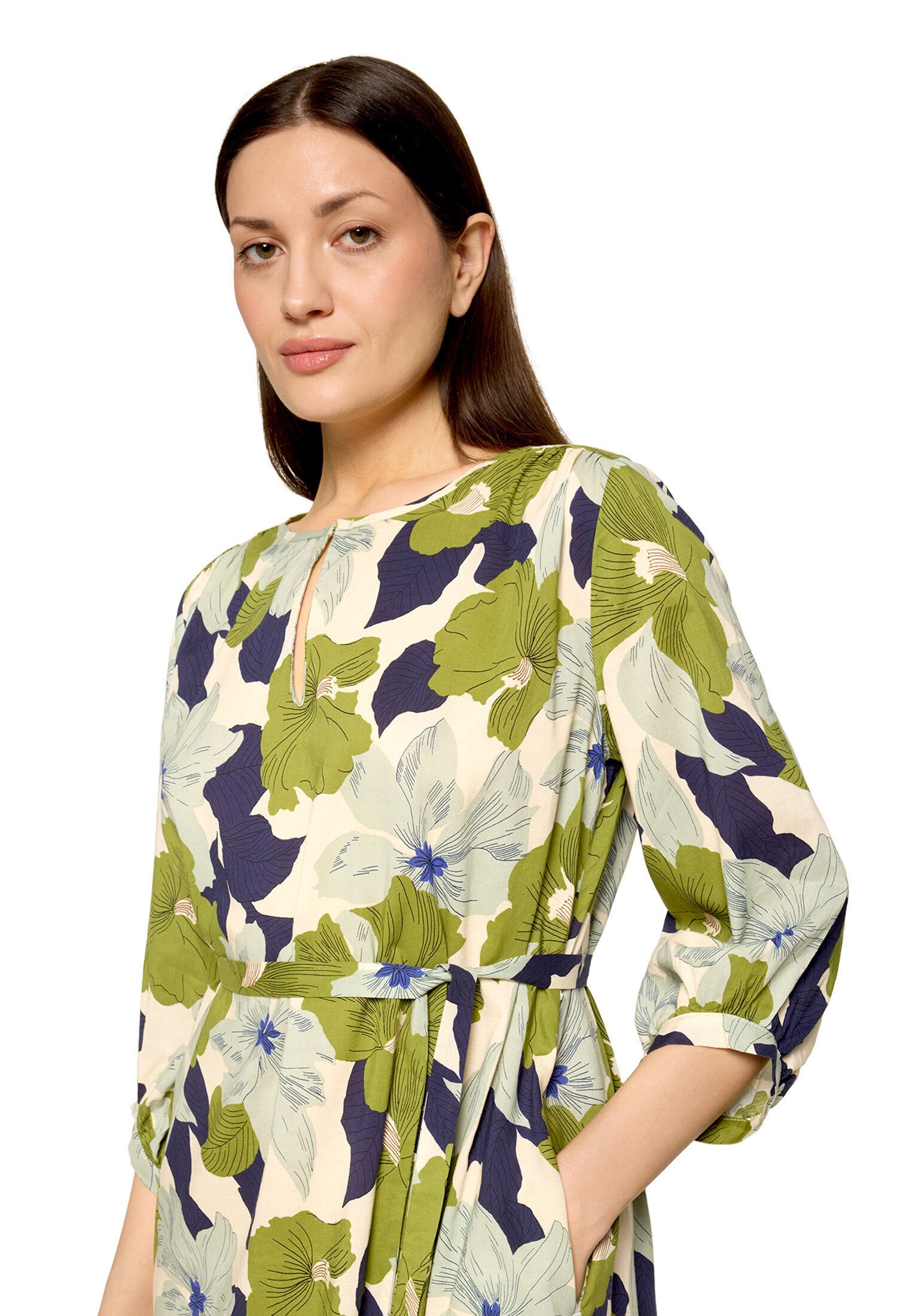 Cartoon Sommerkleid »Damen mit Bindegürtel« Ohne Tasche
