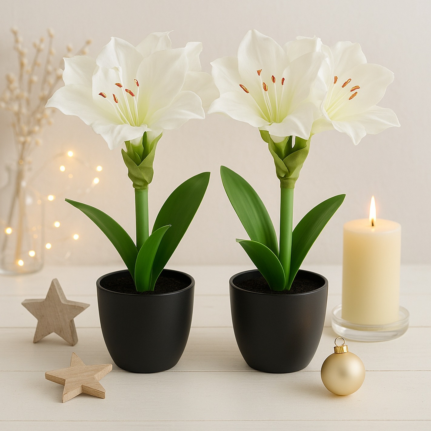 I.GE.A. Kunstblume "Amaryllis im Topf" günstig online kaufen