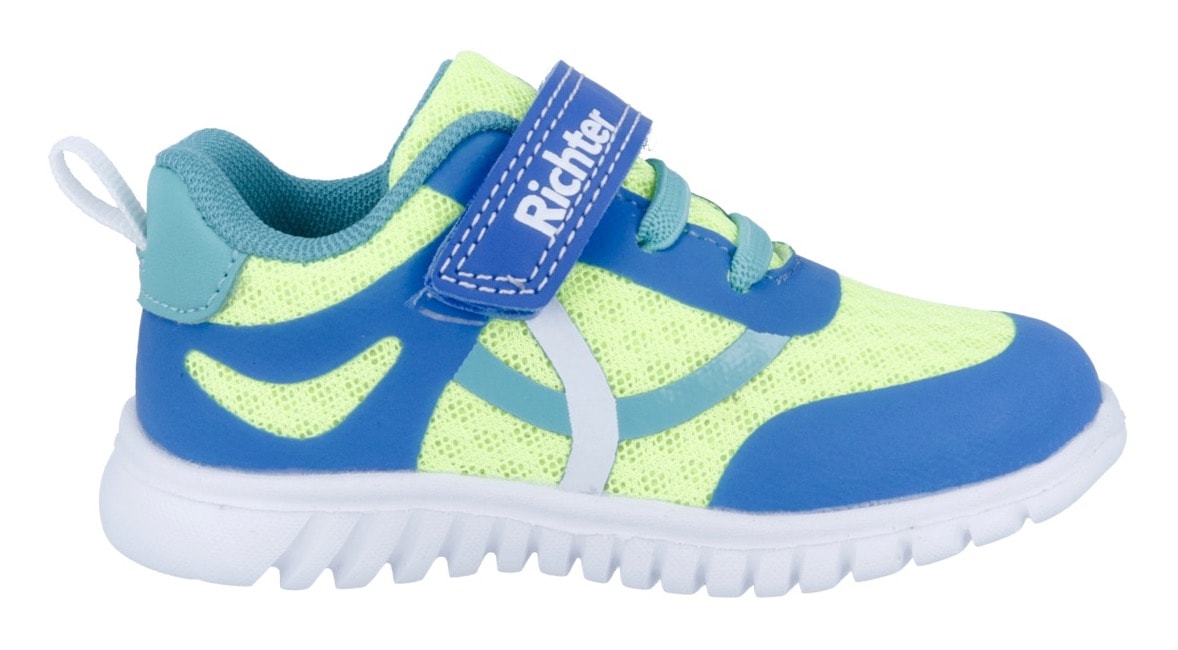 Richter Sneaker »Wallaby WMS: Mittel«, Klettschuh mit heller Laufsohle, Größenschablone zum Download