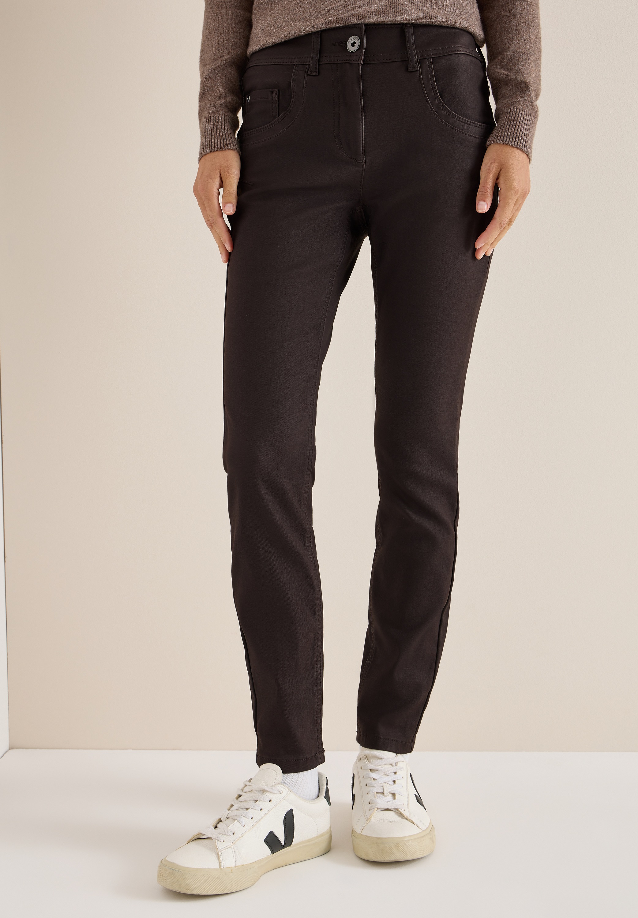 Cecil Lederimitathose in Fake-Leder-Optik günstig online kaufen