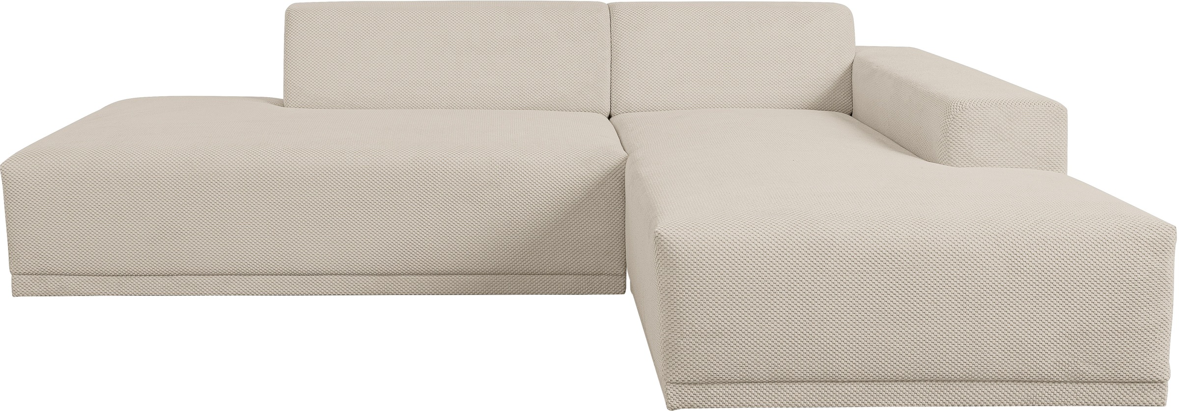 WERK2 Ecksofa "Apollo, hoher Sitzkomfort, aktuelles Design, Breite 264cm, L günstig online kaufen