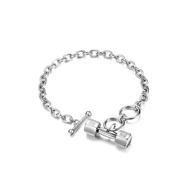 Firetti Edelstahlarmband »Schmuck Geschenk, Hantel« ▷ kaufen | BAUR