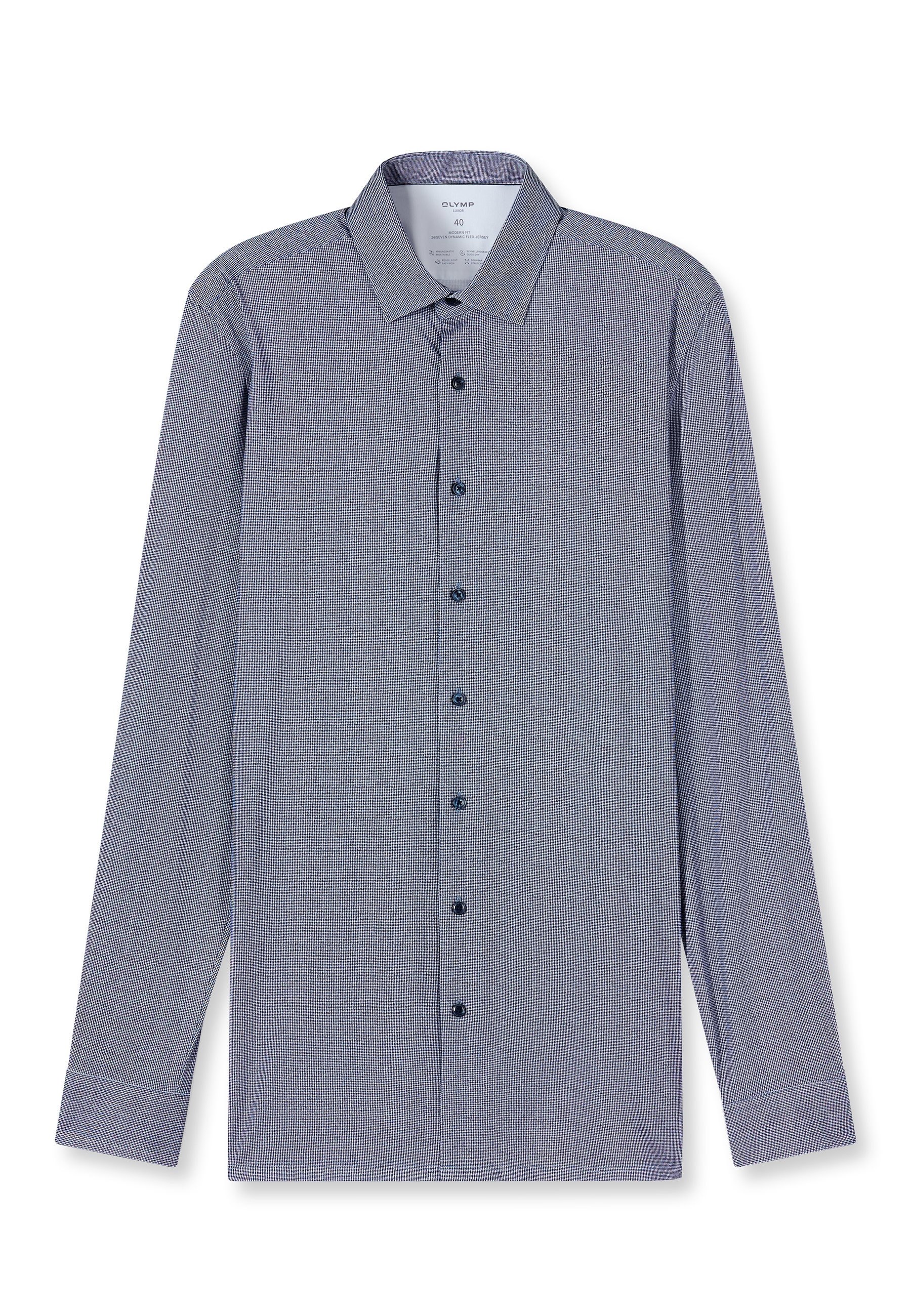 OLYMP Luxor 24/Seven Business Shirt Navy 47