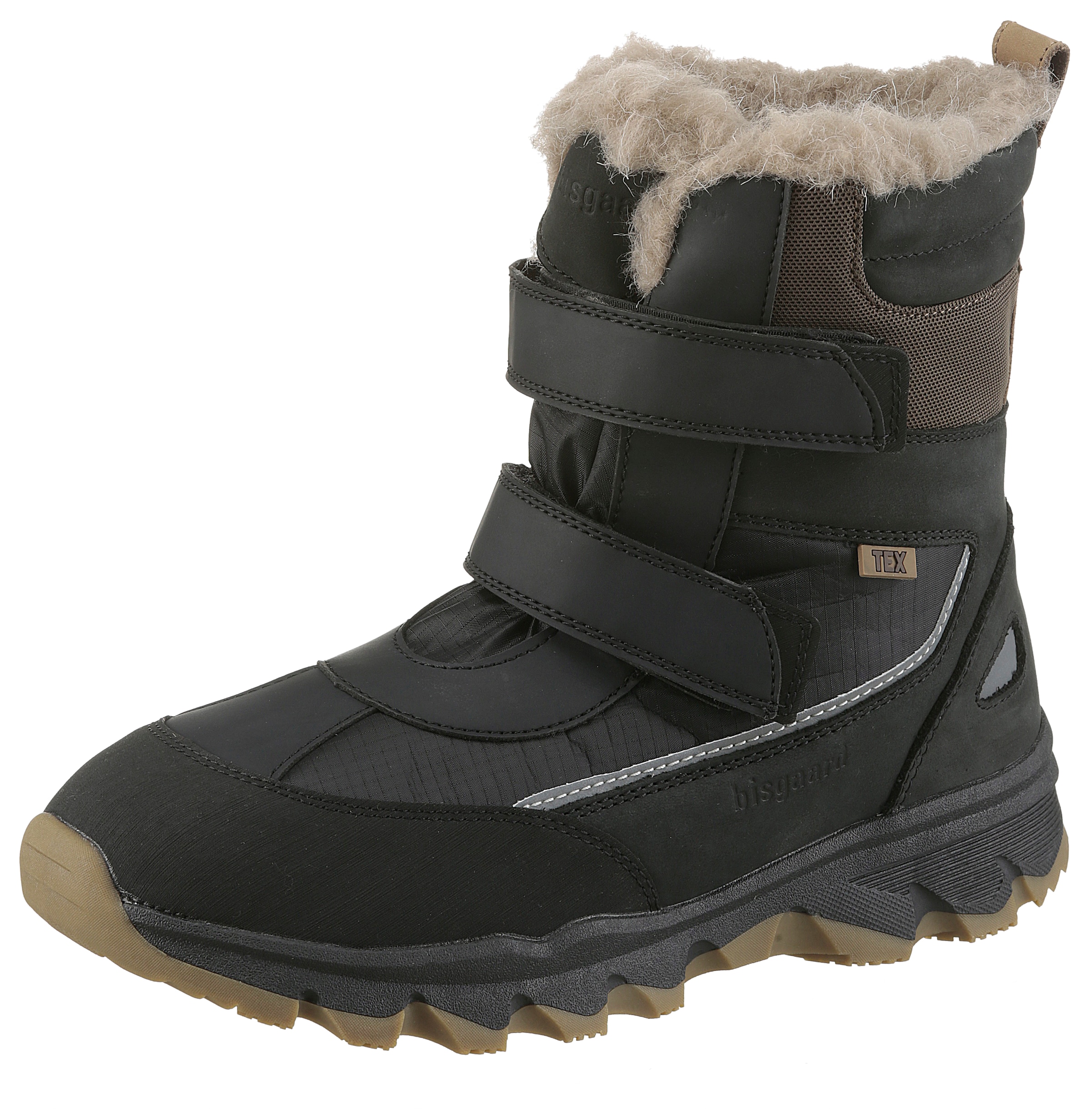 Bisgaard Winterstiefel »bisgaard eddie tex«, Snowboots, Klettstiefel, Outdoor Schuh mit TEX-Membrane