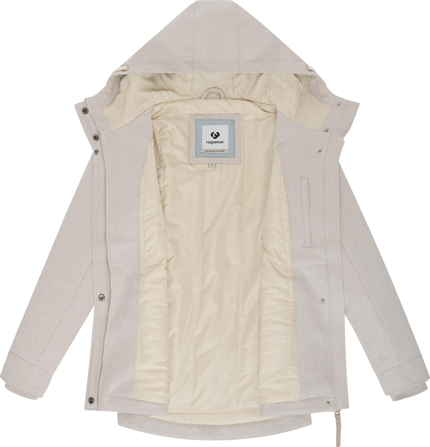 Ragwear Winterjacke »Monadde Felt YOUMODO«, mit Kapuze, Wasserfeste warme Jacke mit Kapuze
