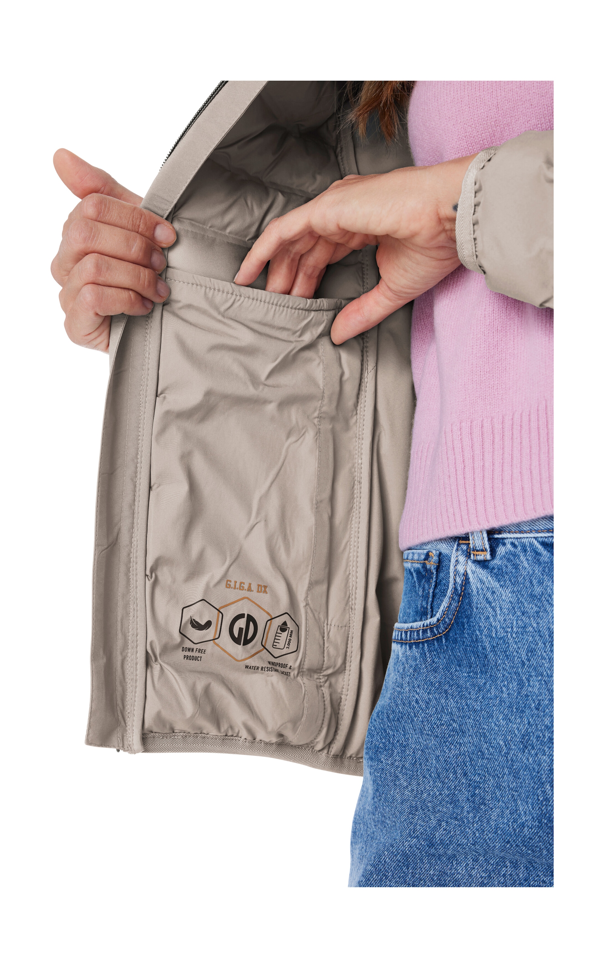 G.I.G.A. DX by killtec Steppjacke »Damen Steppjacke OOGW 1« Leichte Steppjacke, wasserabweisend, weitenregulierbare Kapuze