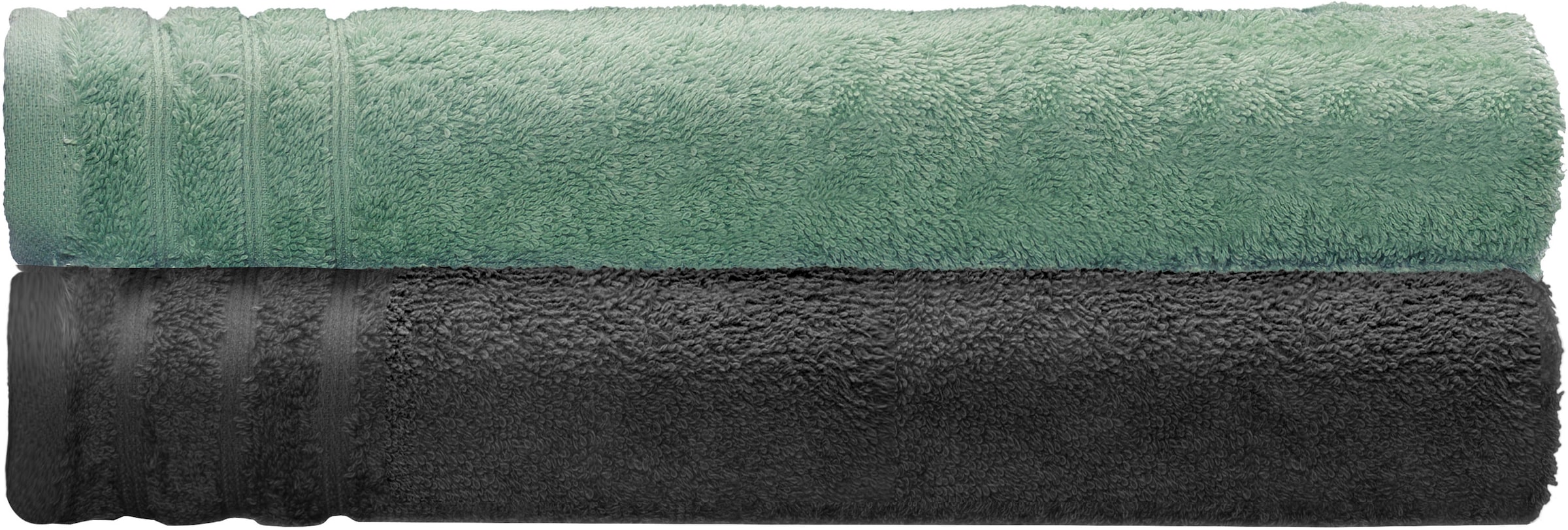 Kleine Wolke Duschtücher "Royal, 2 Stück oder 4 Stück (70/140 cm)" Uni Farb günstig online kaufen