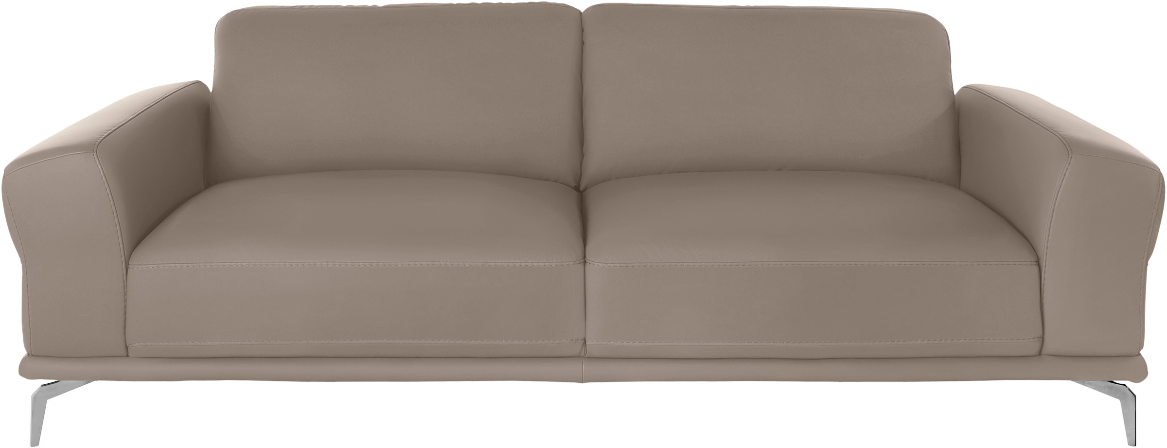 W.SCHILLIG 2,5-Sitzer »montanaa« mit Metallfüßen in Chrom glänzend, Breite 232 cm