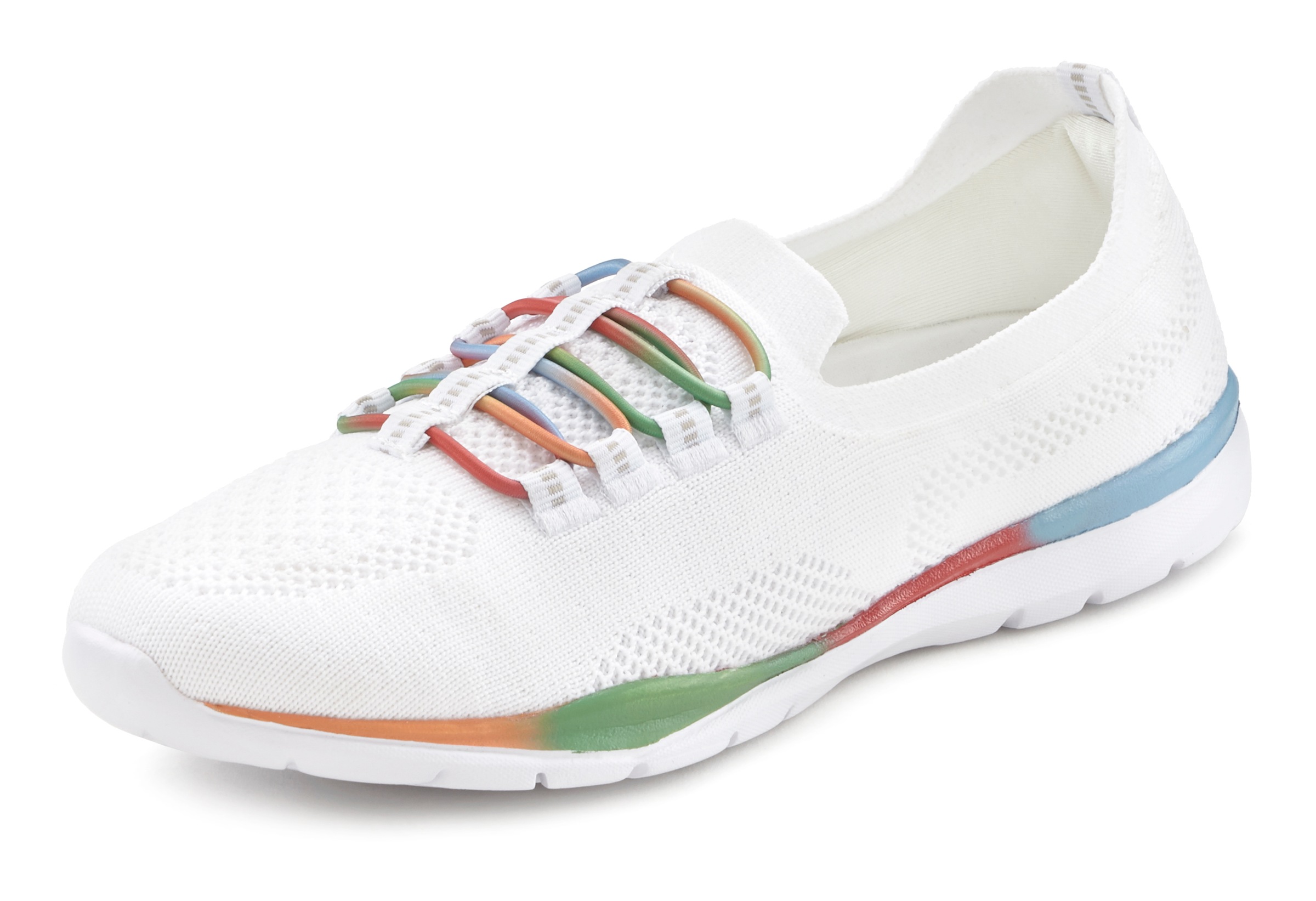 LASCANA Sneaker "Slipper, Halbschuh, Slip-On-Sneaker," aus leichtem Textil- günstig online kaufen