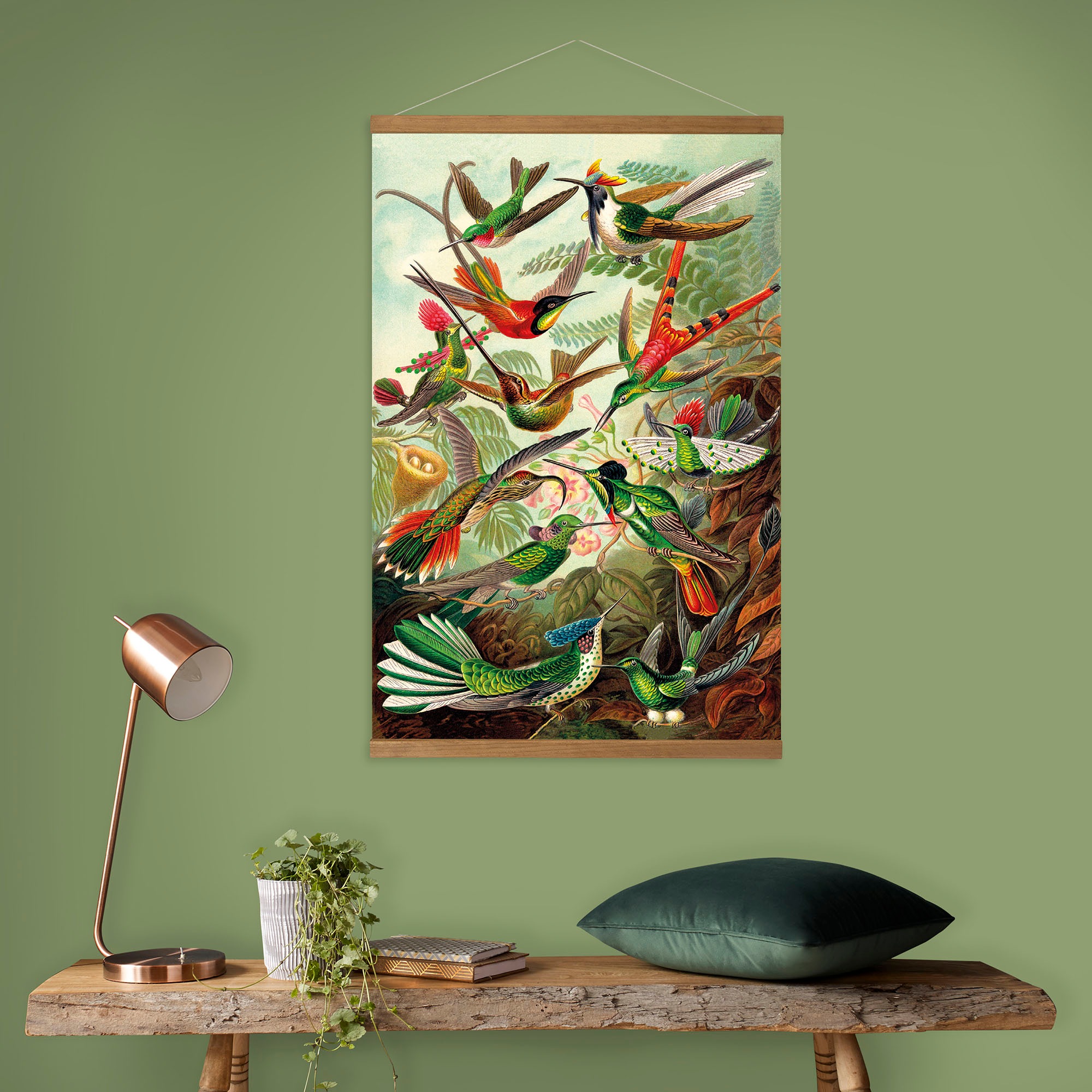 Art for the home Leinwandbild "Hummingbirds" 1 Stk. tlg. Luxus Kakemono Lei günstig online kaufen