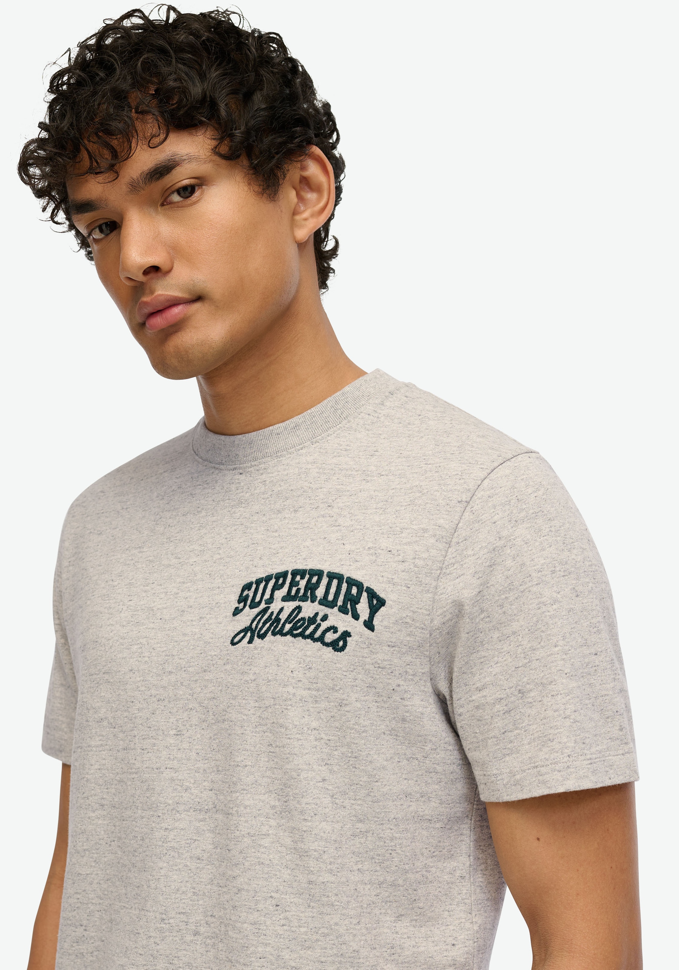 Superdry Kurzarmshirt "EMBROIDER SUPERSTATE LOGO TEE" günstig online kaufen