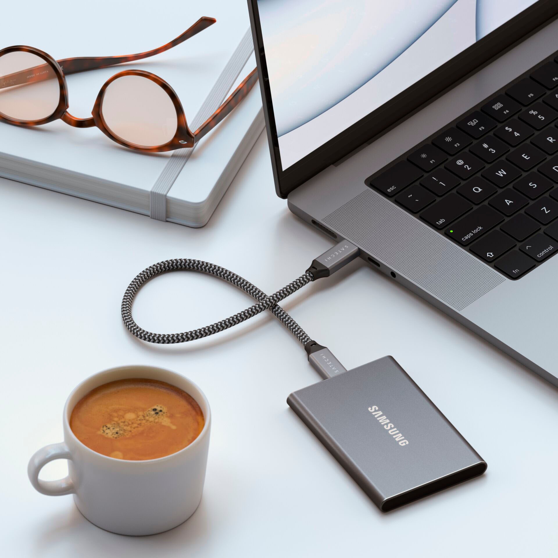 Satechi USB-Kabel »USB4 C-to-C 25cm«, USB-C, 25 cm