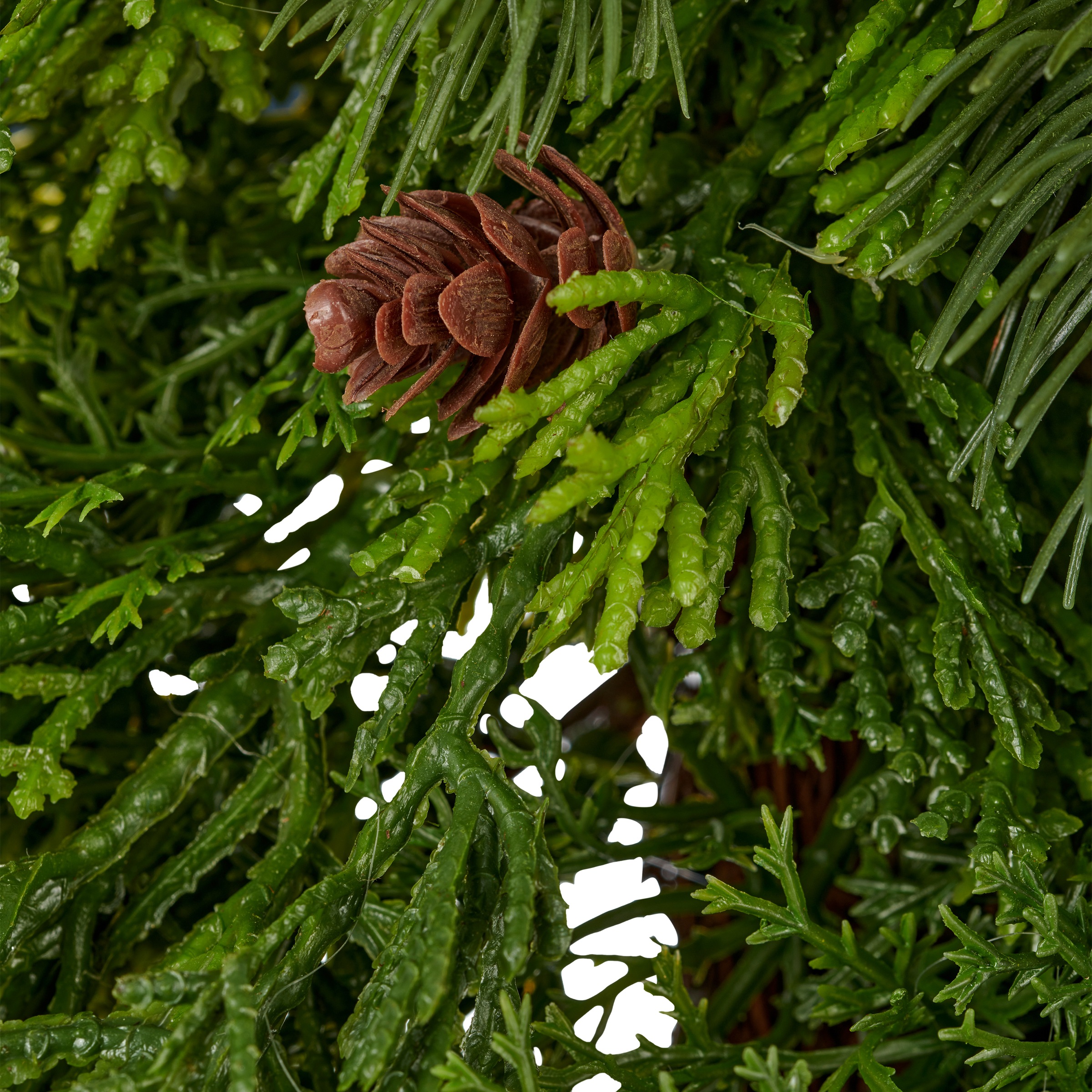 Creativ green Kunstblumenstrauß "Türhänger mit Koniferenzweigen" günstig online kaufen