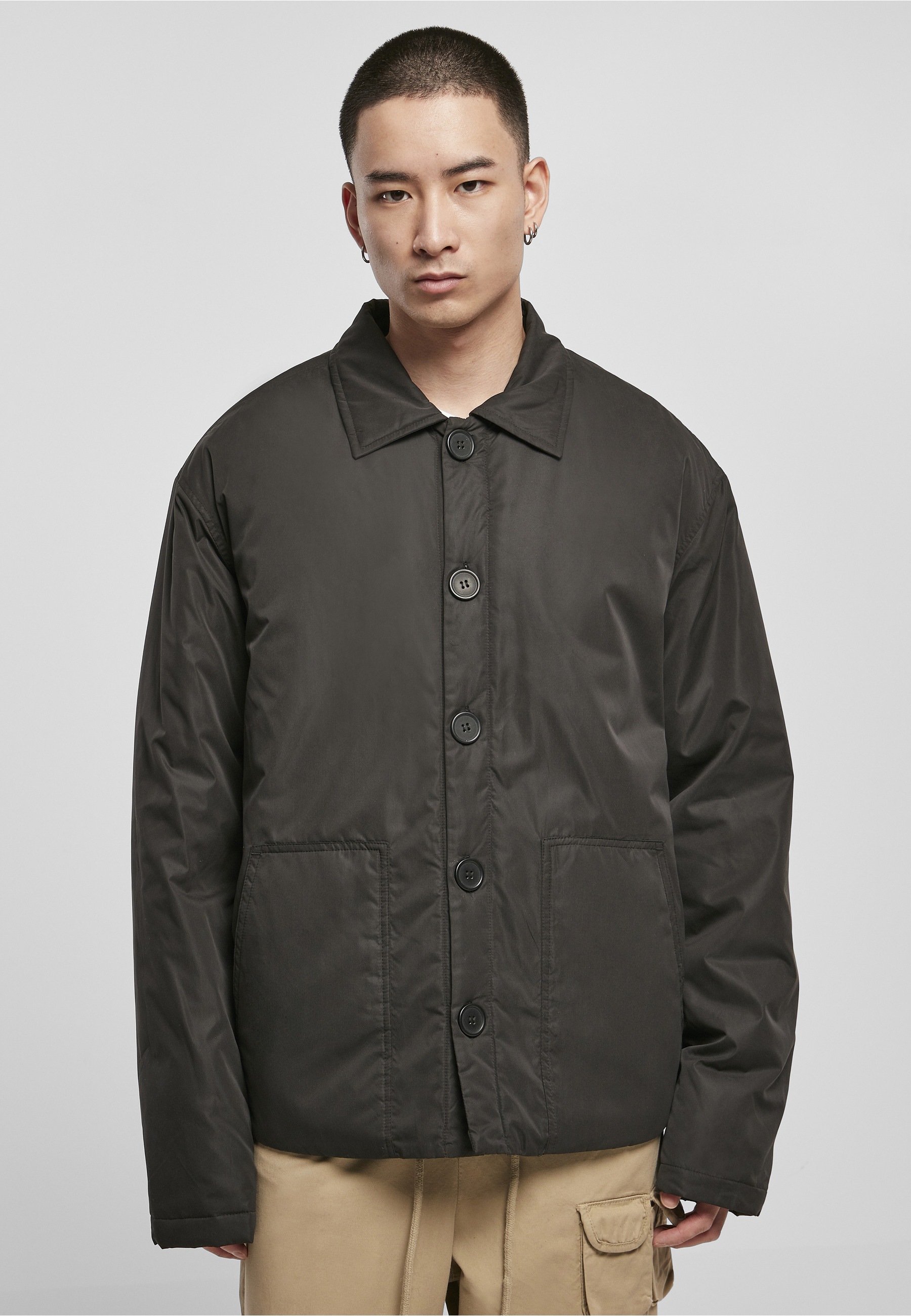 URBAN CLASSICS Outdoorjacke »Urban Classics Herren Utility Jacket« 1 Stk. tlg. ohne Kapuze