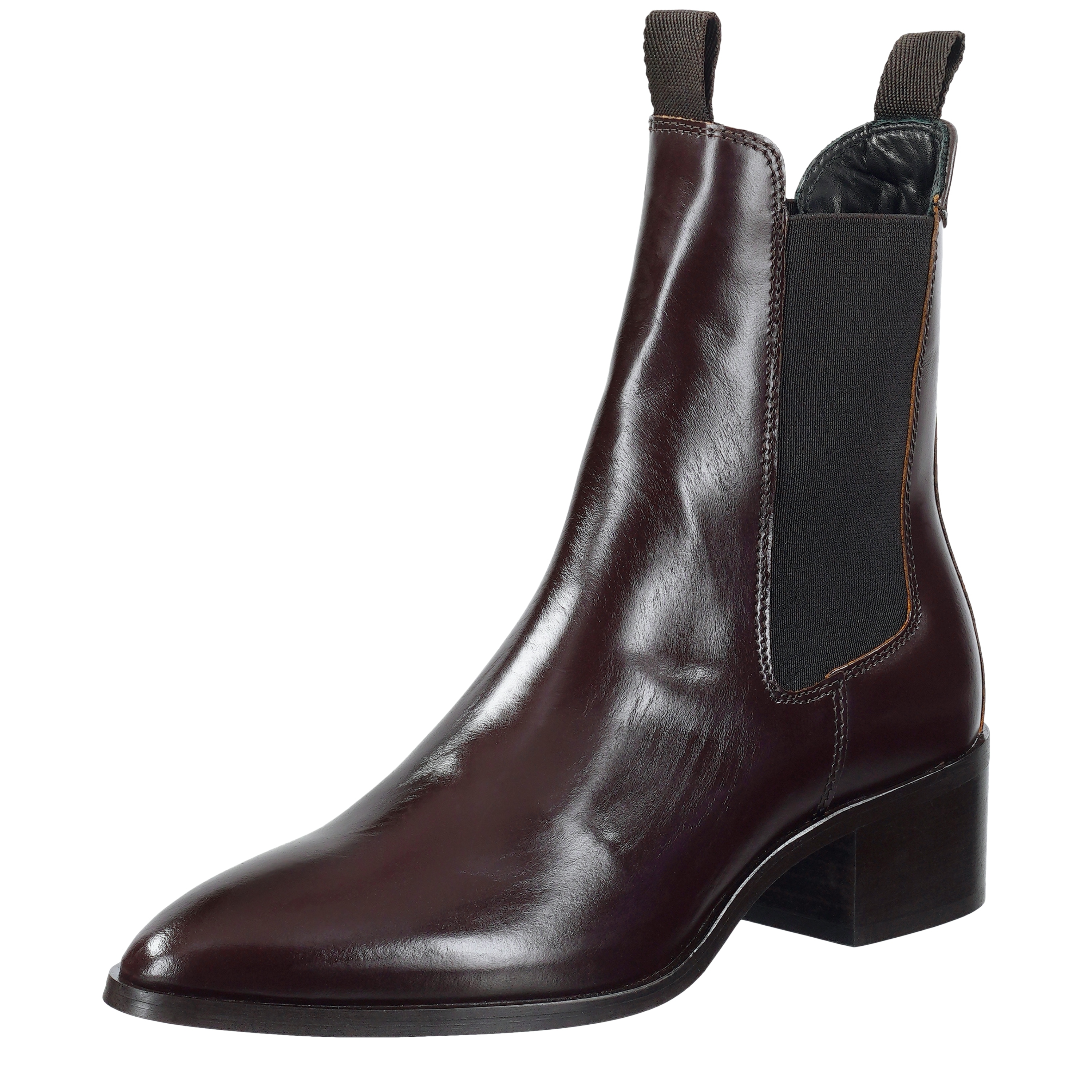 Gant Chelseaboots "ST BROOMLY" Stiefelette, Schlupfboots mit Stretcheinsätze, spitze Form