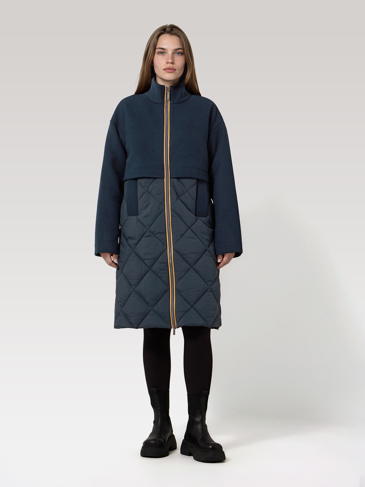 K-WAY Funktionsjacke »K-Way Winterjacke MINDY WOOL NYLON WARM«