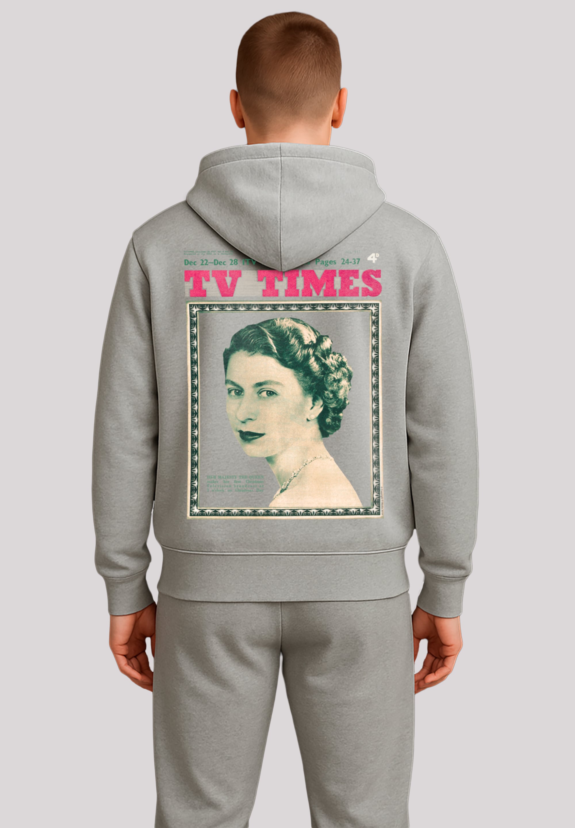F4NT4STIC Kapuzenpullover "TV Times Queen Elizabeth II 1957 Cover", Premium günstig online kaufen
